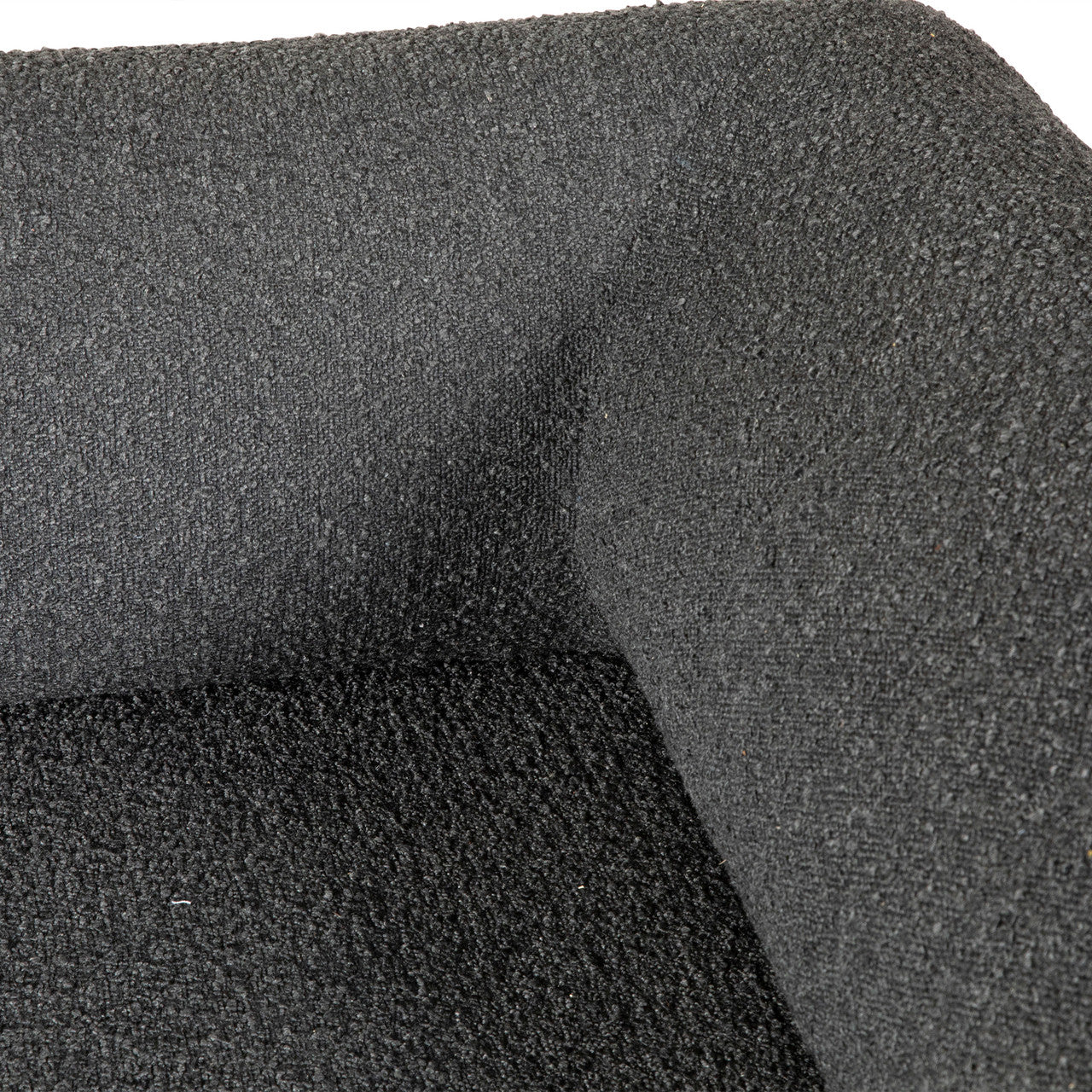 Maison Georgia 94" Sofa in Black Boucle