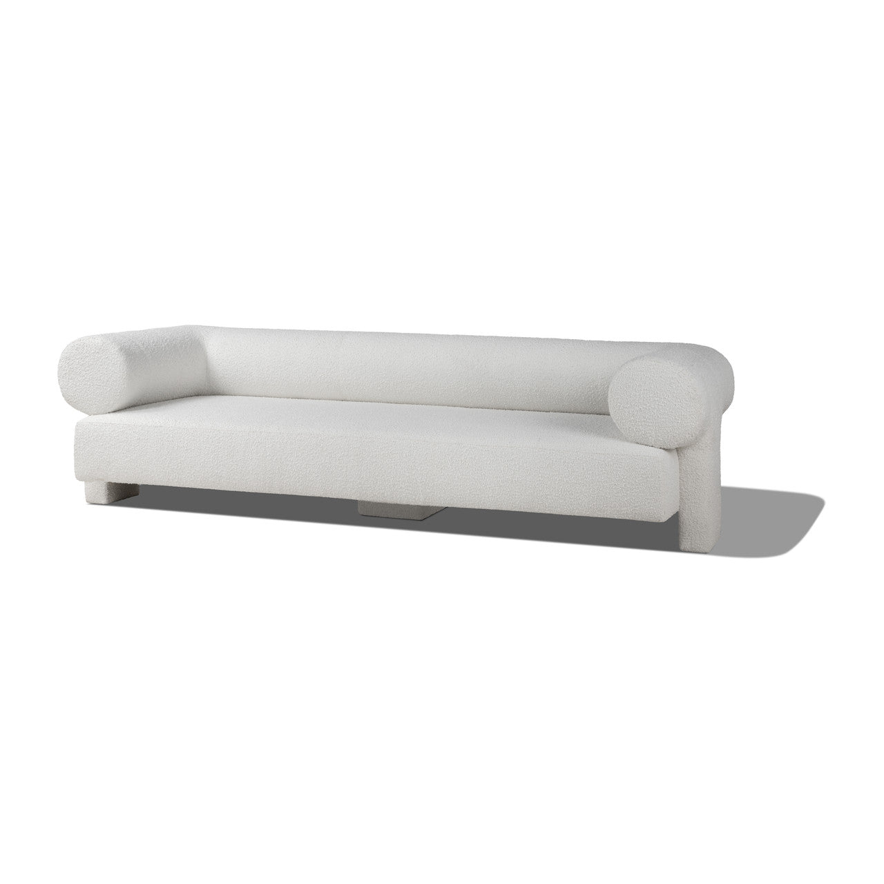 Maison Georgia 94" Sofa in Off White Boucle