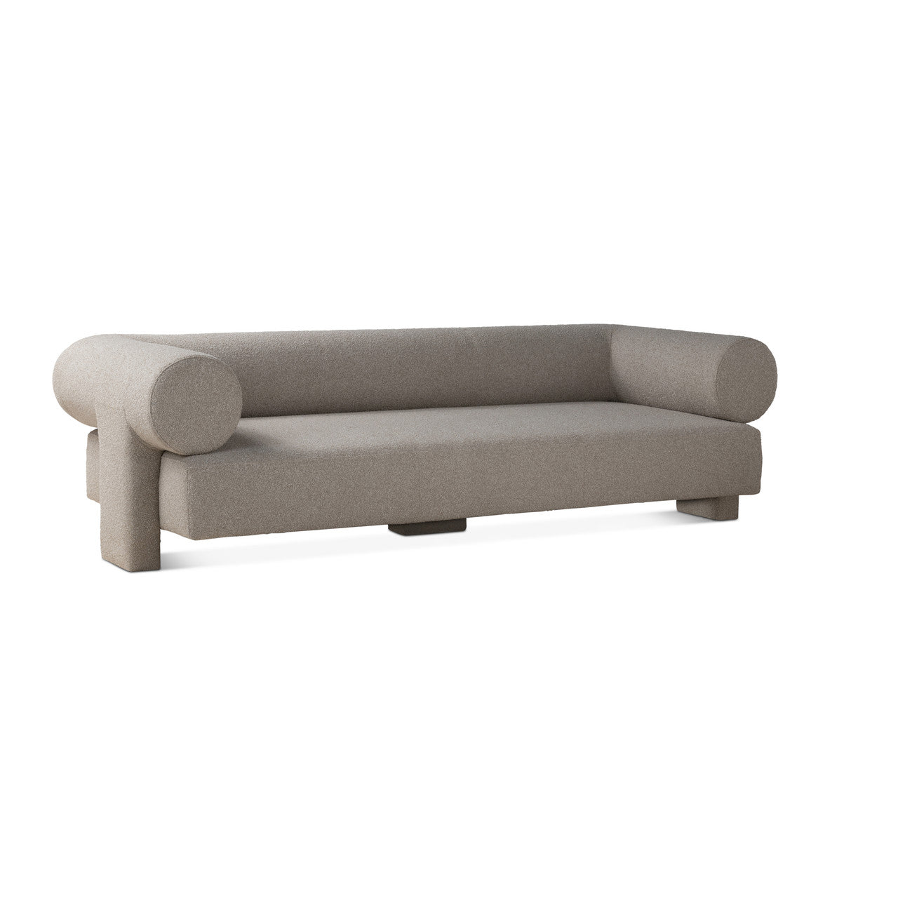 Maison Georgia 94" Sofa in Pewter Boucle
