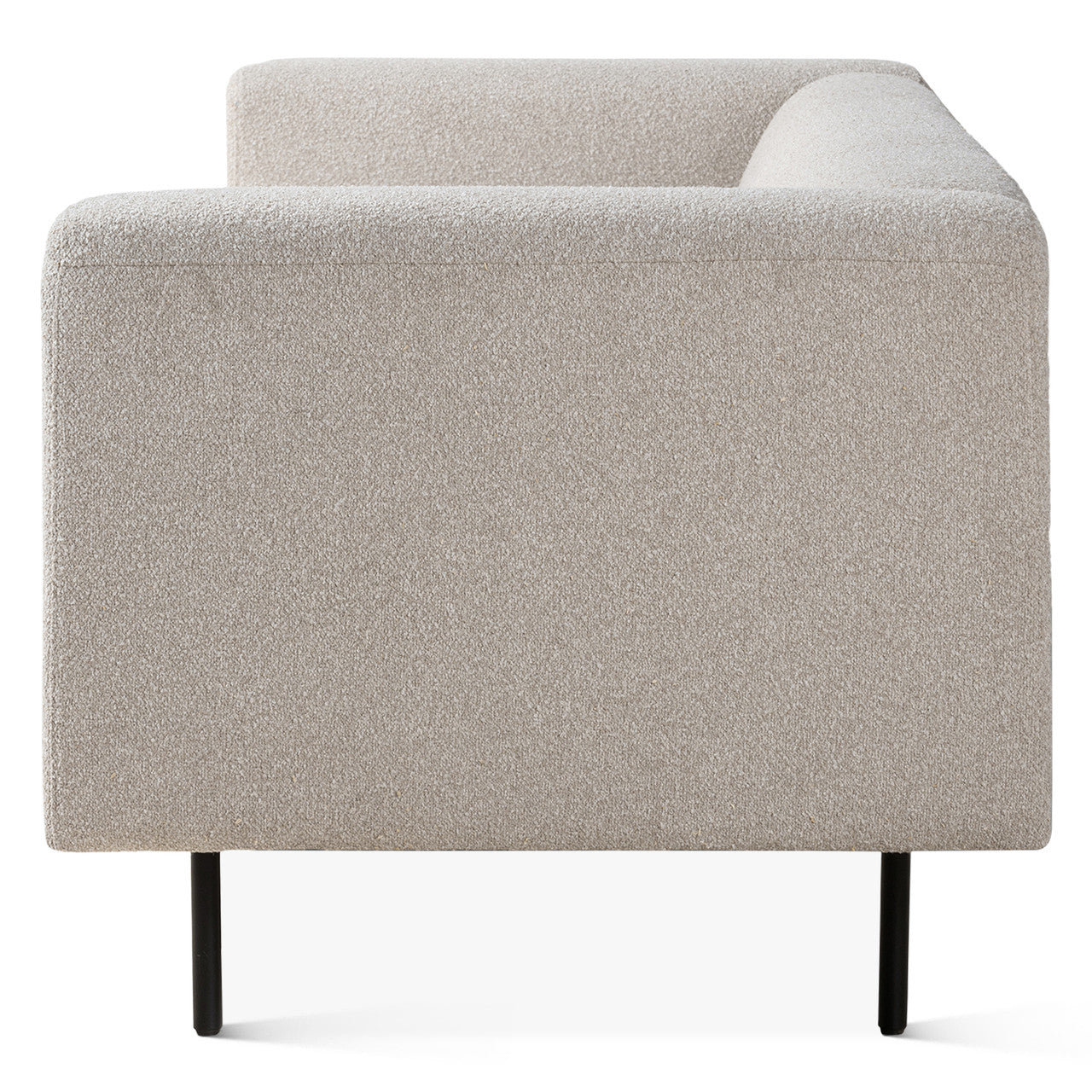 Maison Oscar 94" Tufted Sofa in Cream Boucle