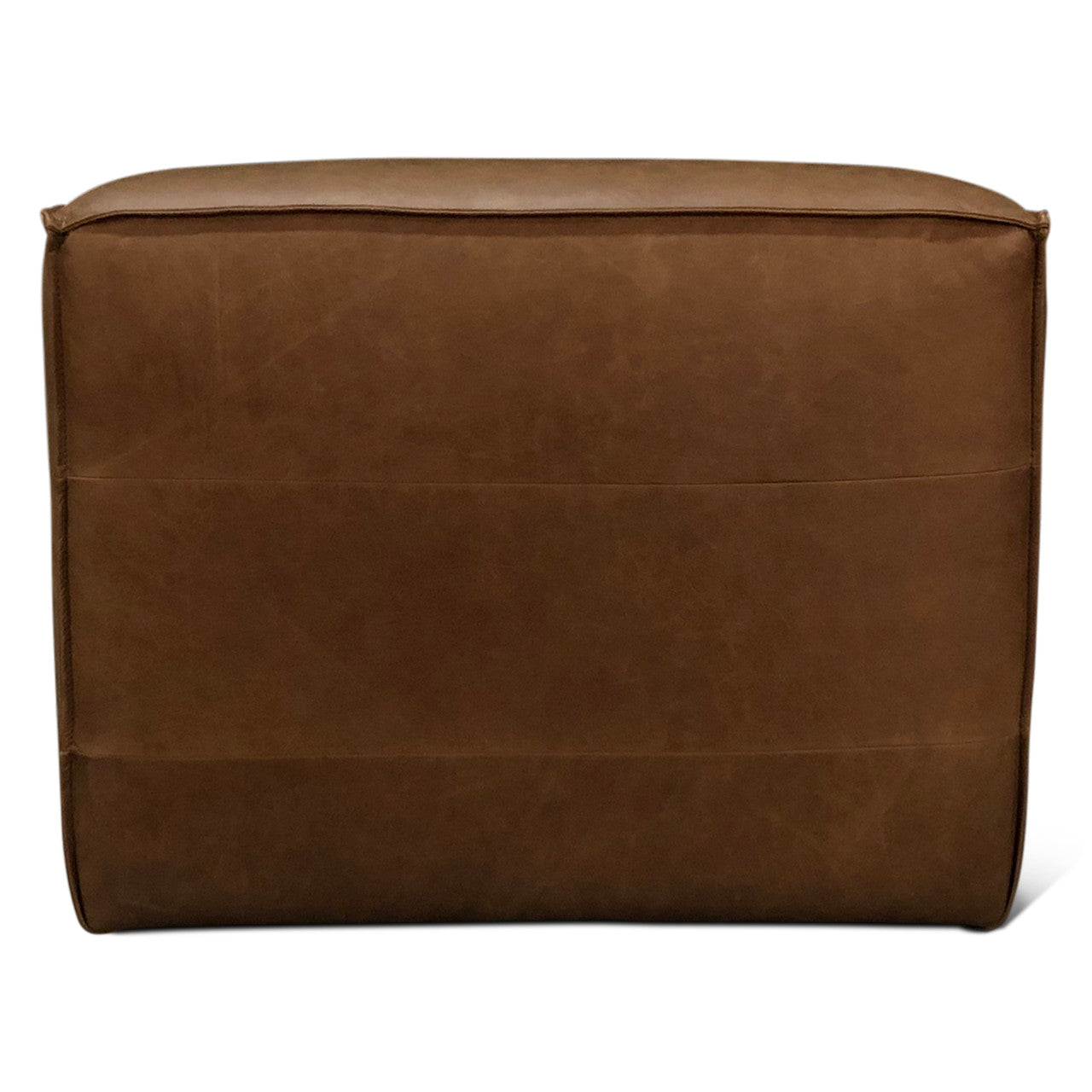 Blayne Armless Chair in Charme Mocha Leather