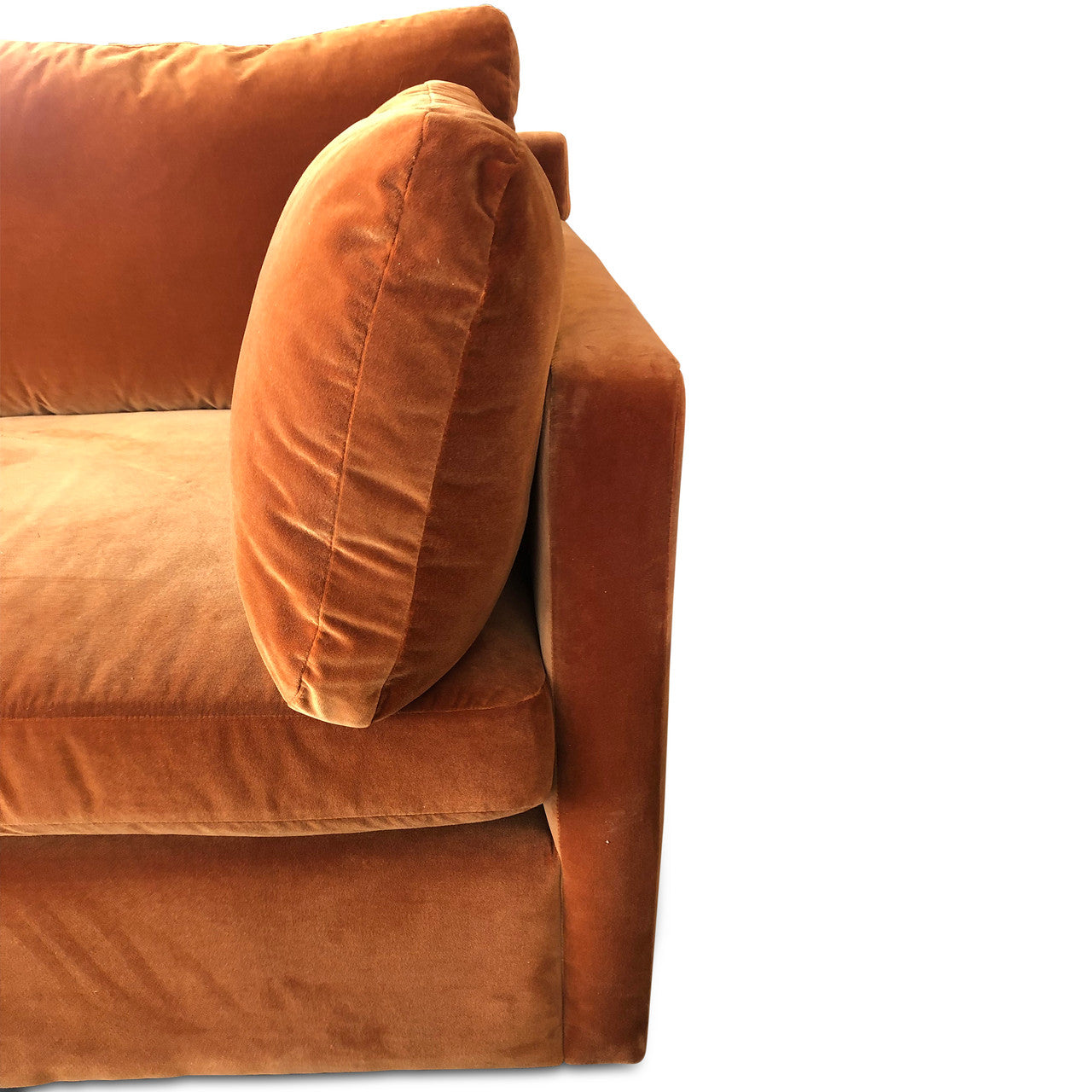 Gianna Accent Chair in Dune Velvet Fabric