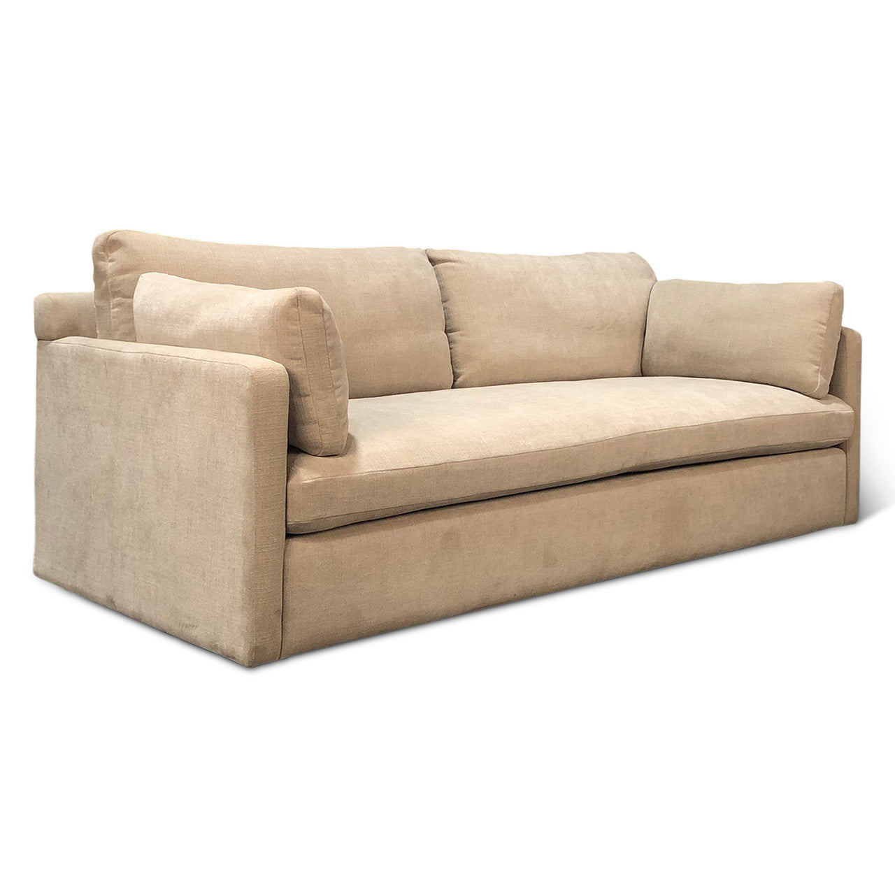 Gianna Sofa in Oat Chenille Fabric