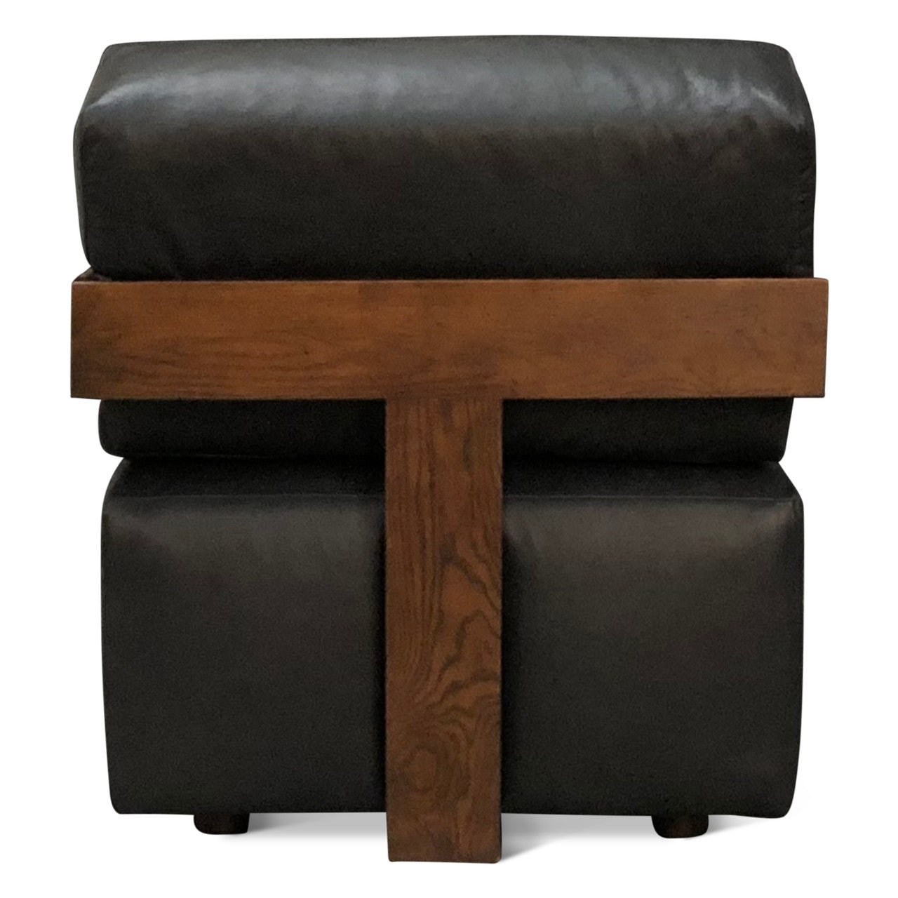 Harper Accent Chair in Charme Black Leather