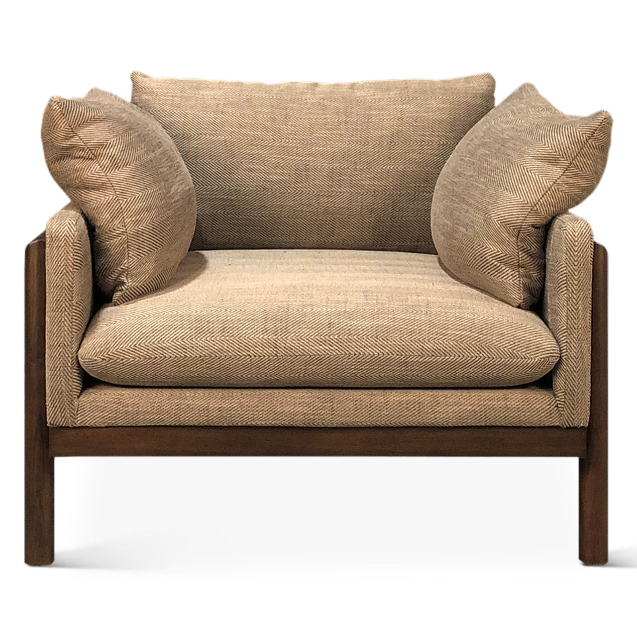 Norah Accent Chair in Burlington Stripe Fabric