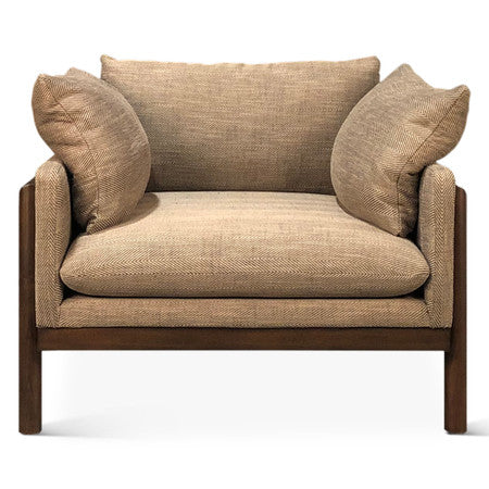 Norah Accent Chair in Burlington Stripe Fabric