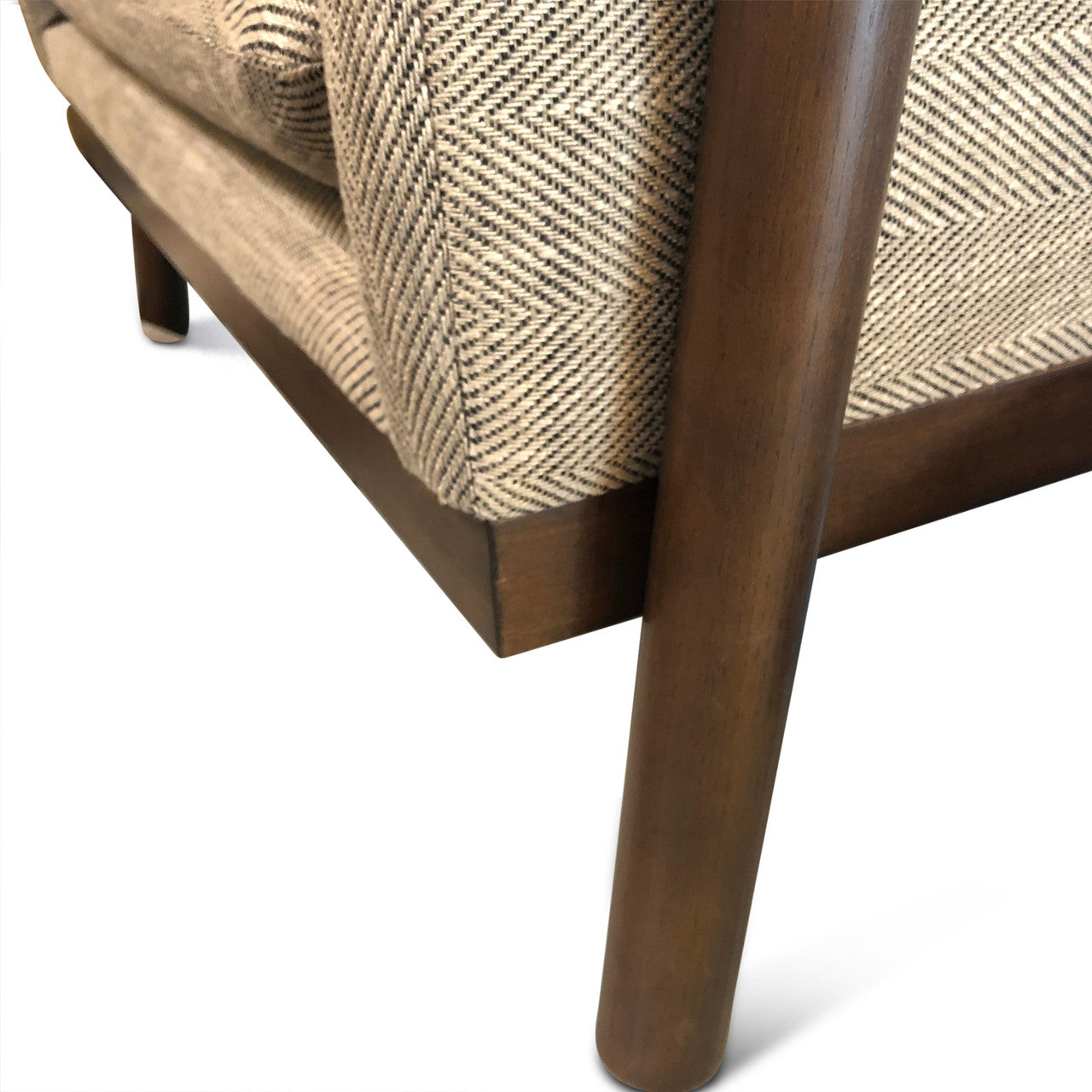 Norah Accent Chair in Burlington Stripe Fabric