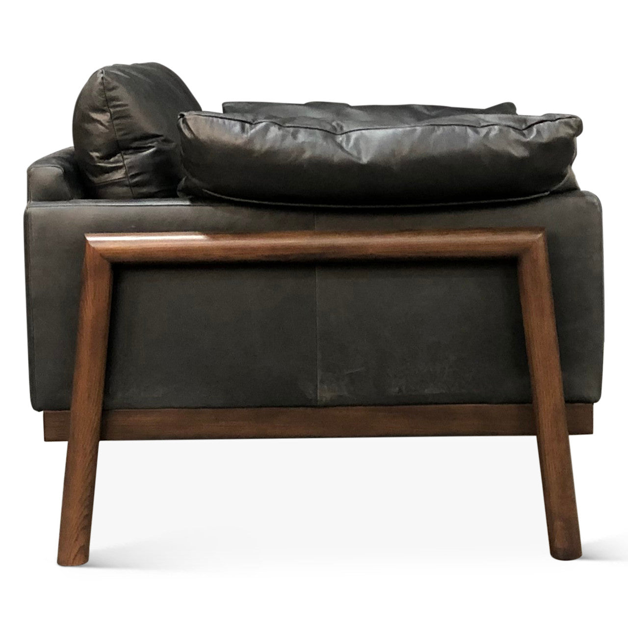 Norah Accent Chair in Charme Black Leather