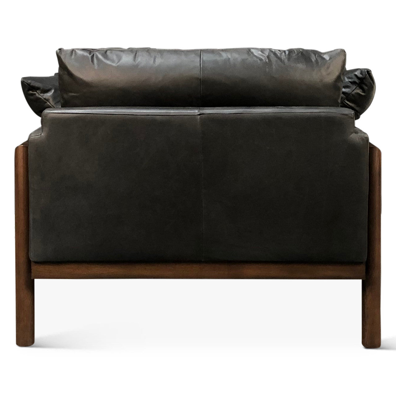 Norah Accent Chair in Charme Black Leather