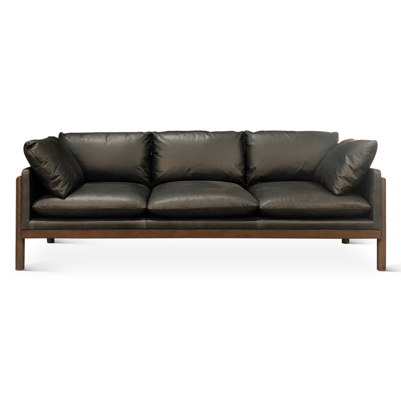Norah Sofa in Charme Black Leather