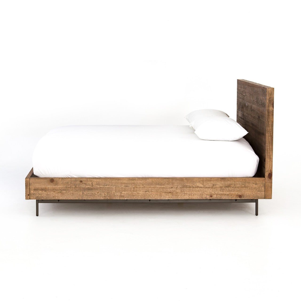 Harlan Rustic Reclaimed Wood King Platform Bed