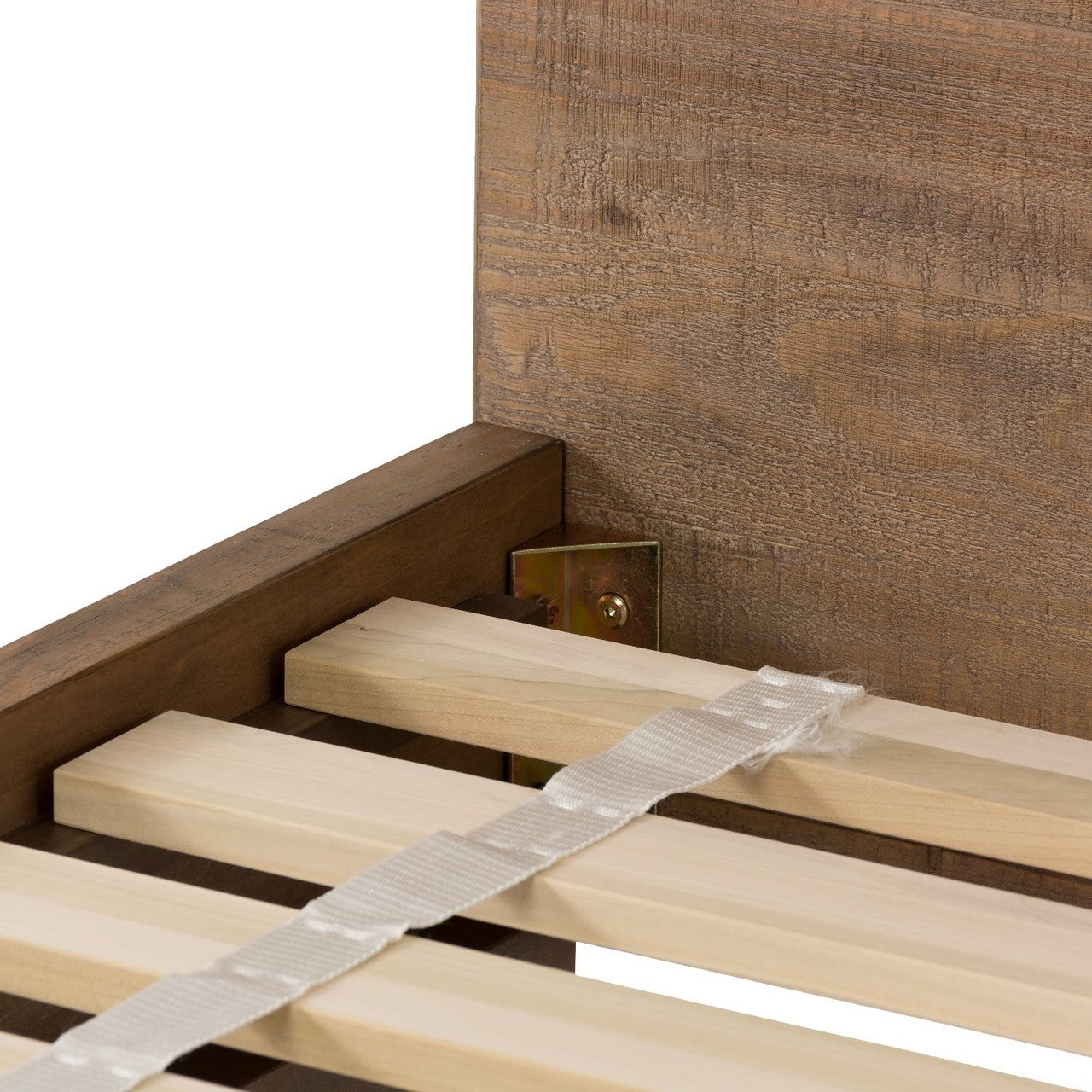 VBAR-073K,HARLAN King BED,Saddle Tan,Reclaimed Pine