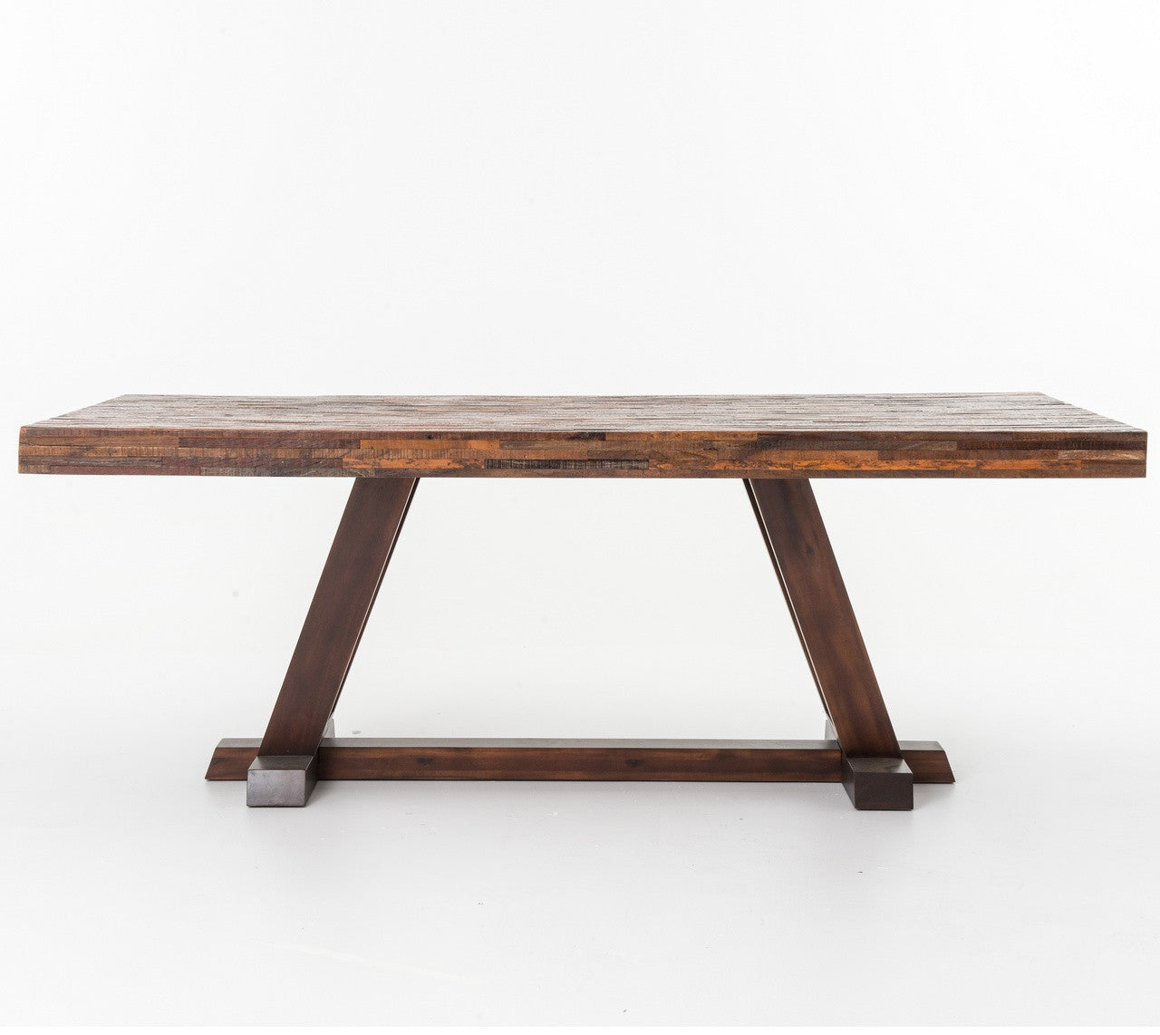 Max Modern Reclaimed Wood Dining Table 84"