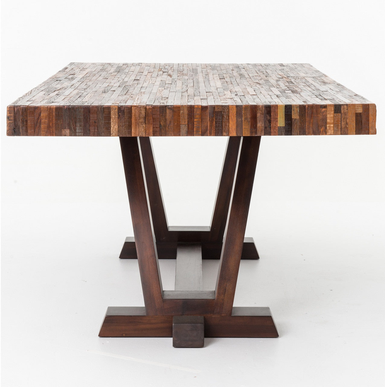 Max Rustic Reclaimed Wood Dining Table 84"