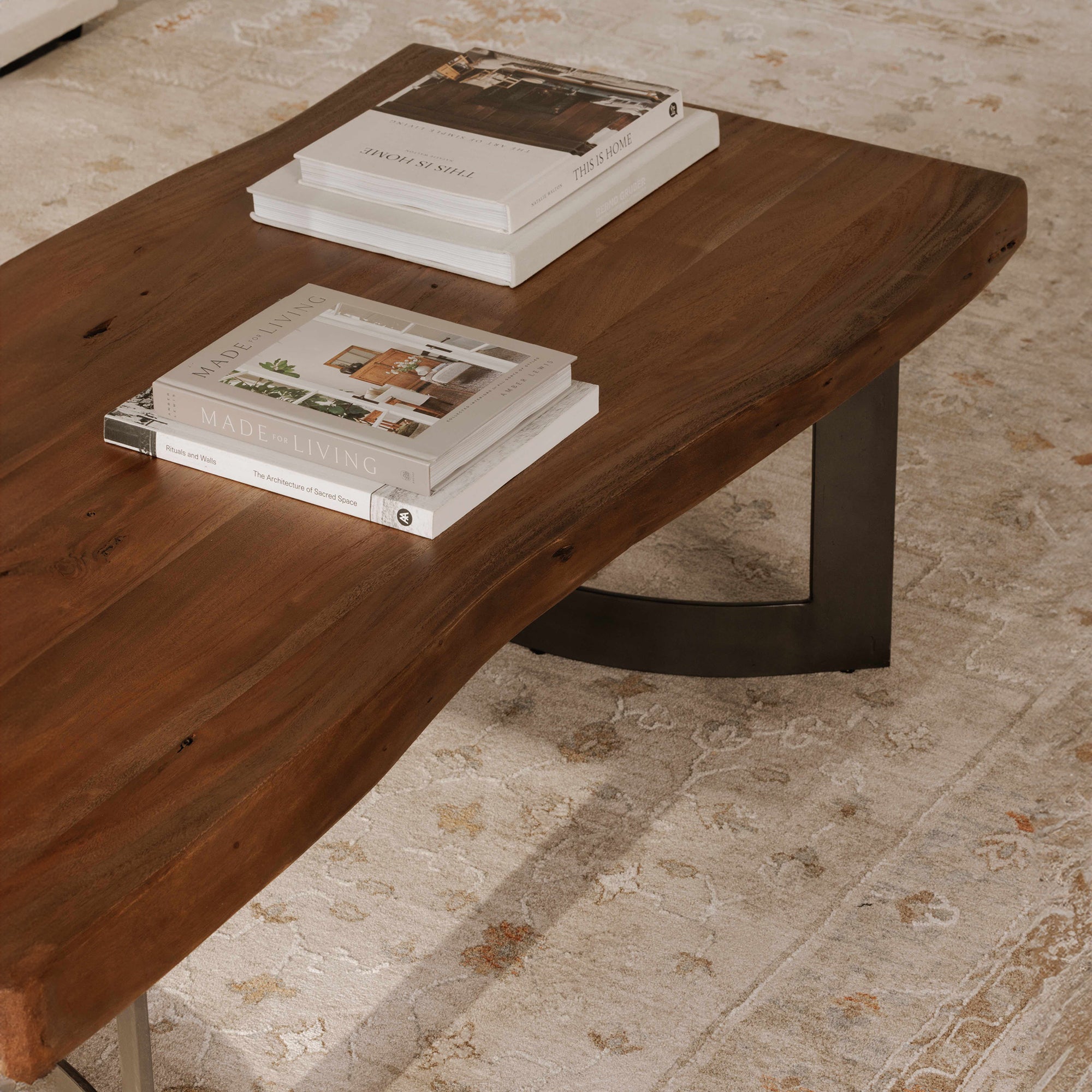Bent Coffee Table Brown by Moe's Home Collection - view 3
