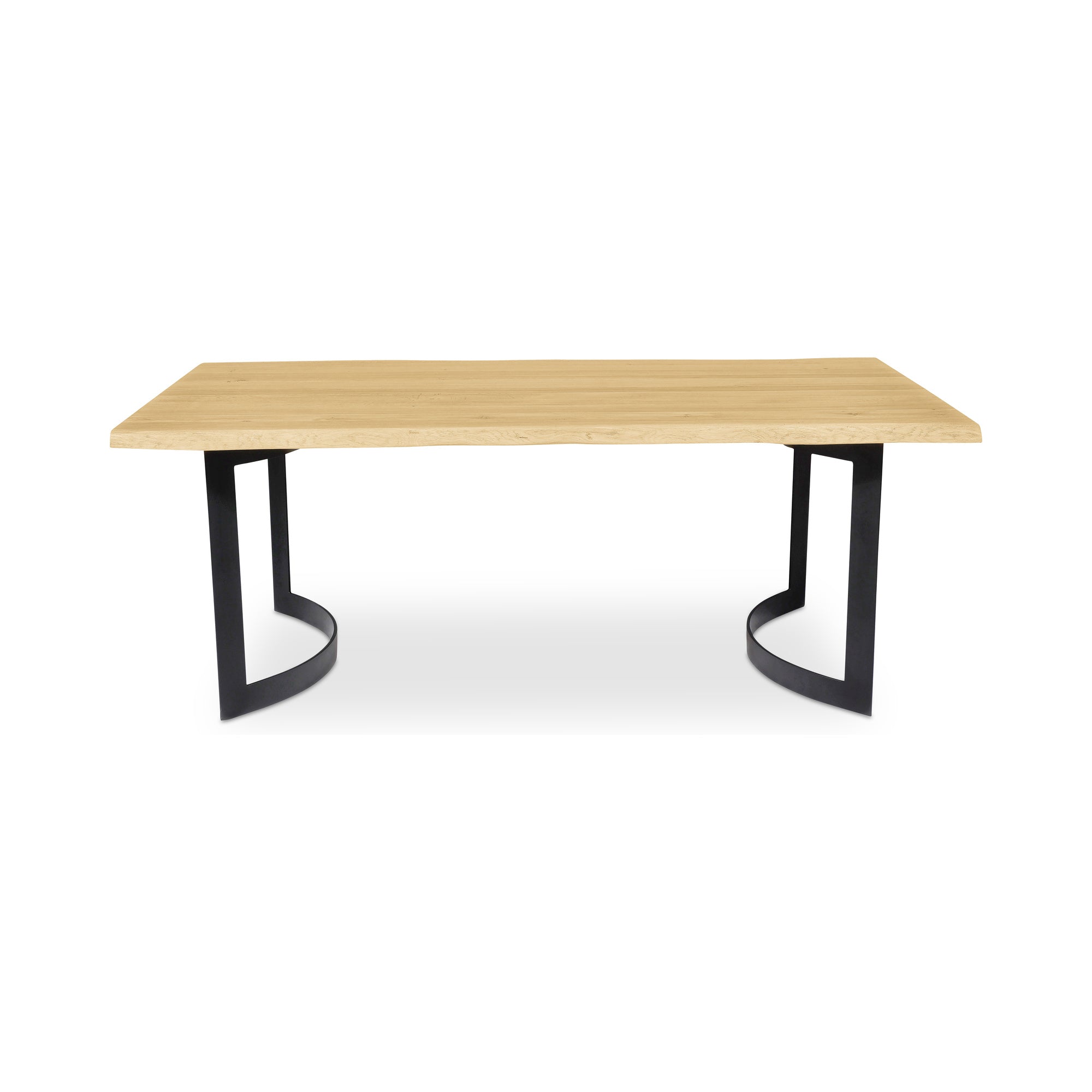 Bent Dining Table Extra Small Oak by Moe's Home Collection