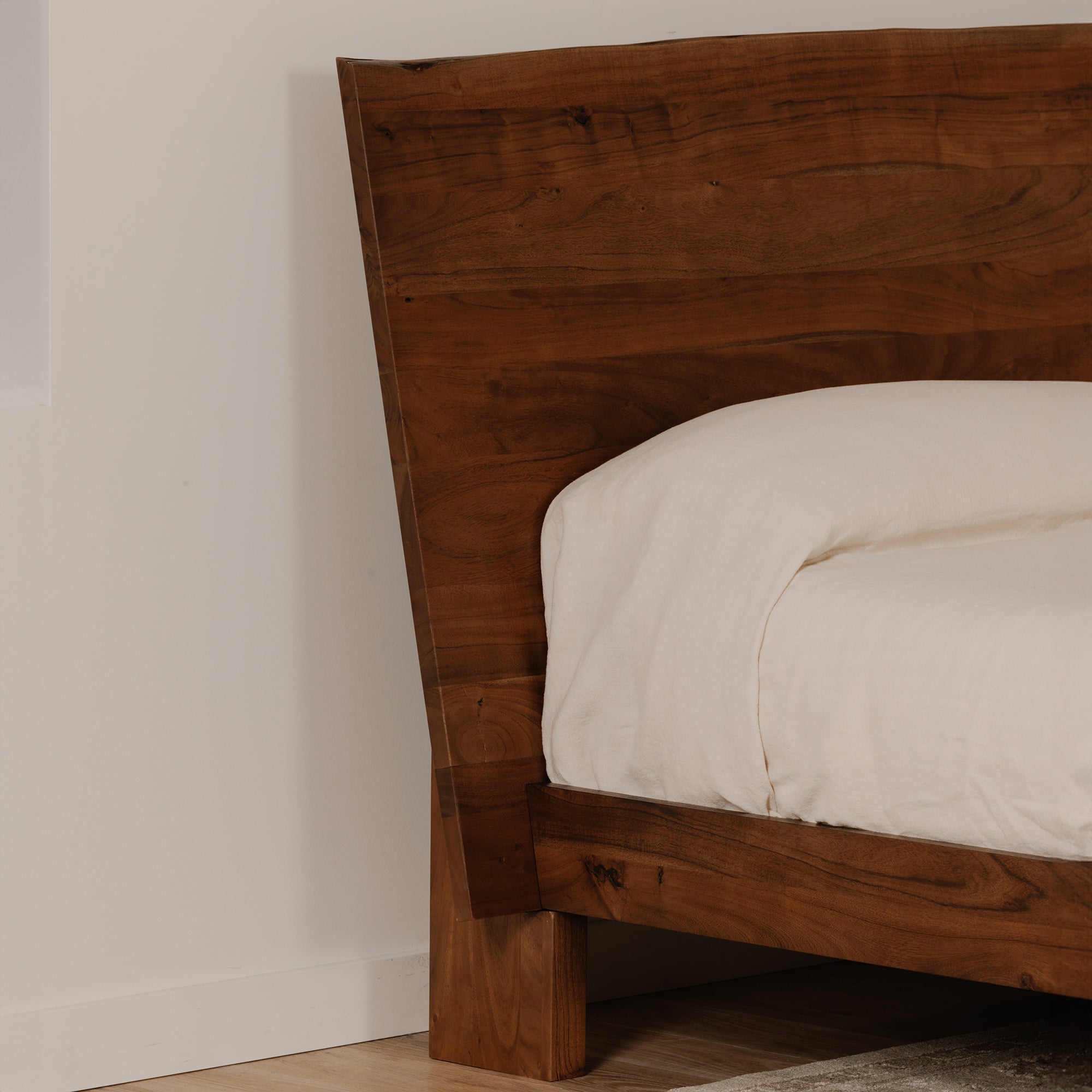 Bent King Size Bed Brown by Moe's Home Collection - view 4
