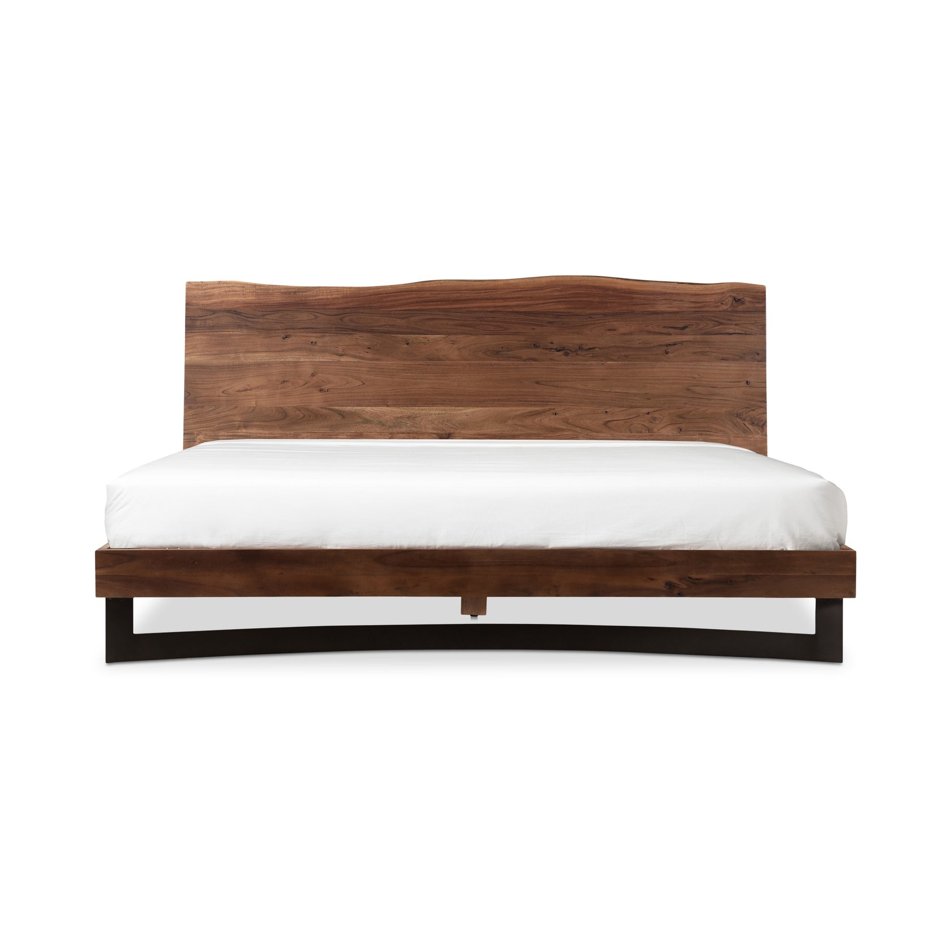 Bent King Size Bed Brown by Moe's Home Collection
