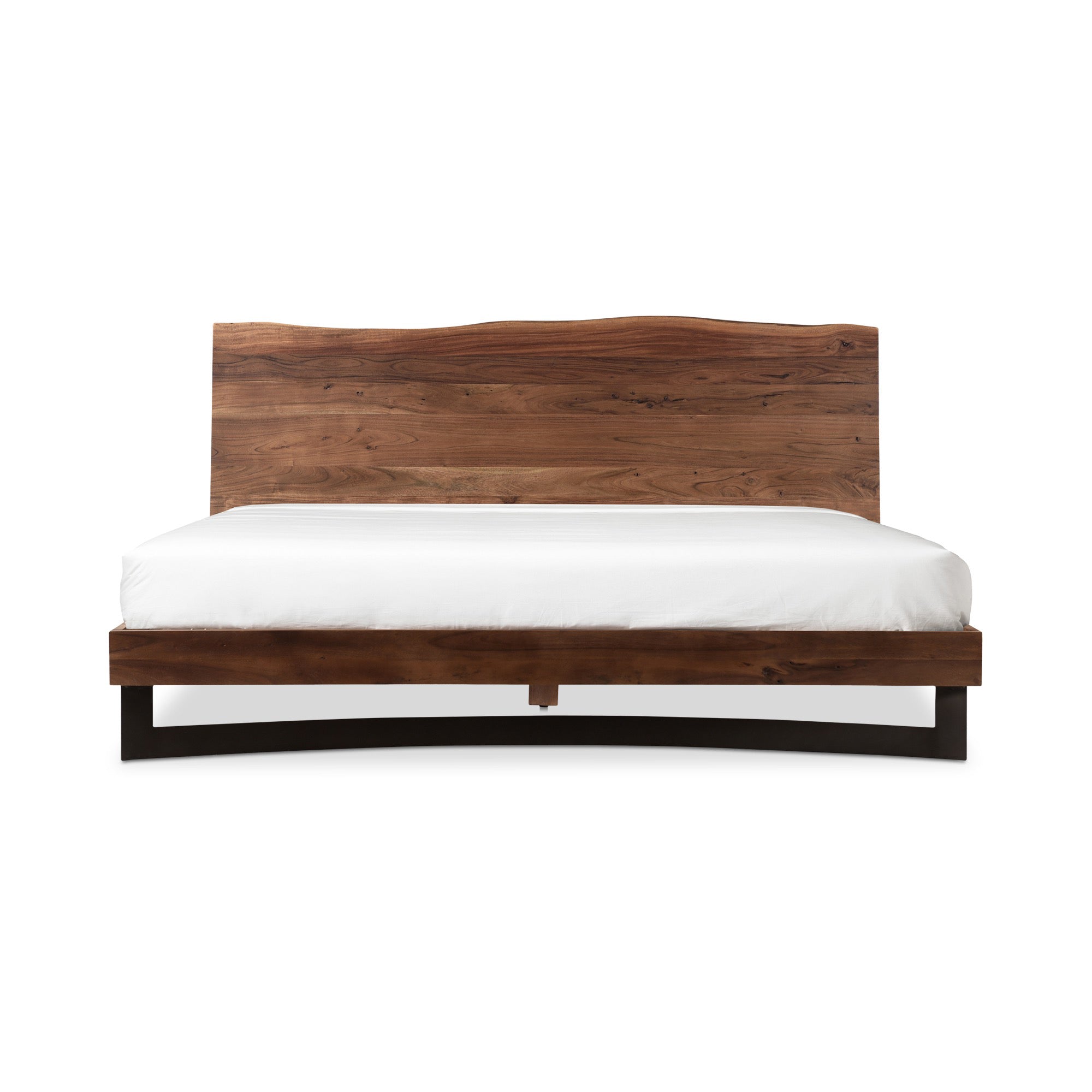 Bent King Size Bed Brown by Moe's Home Collection