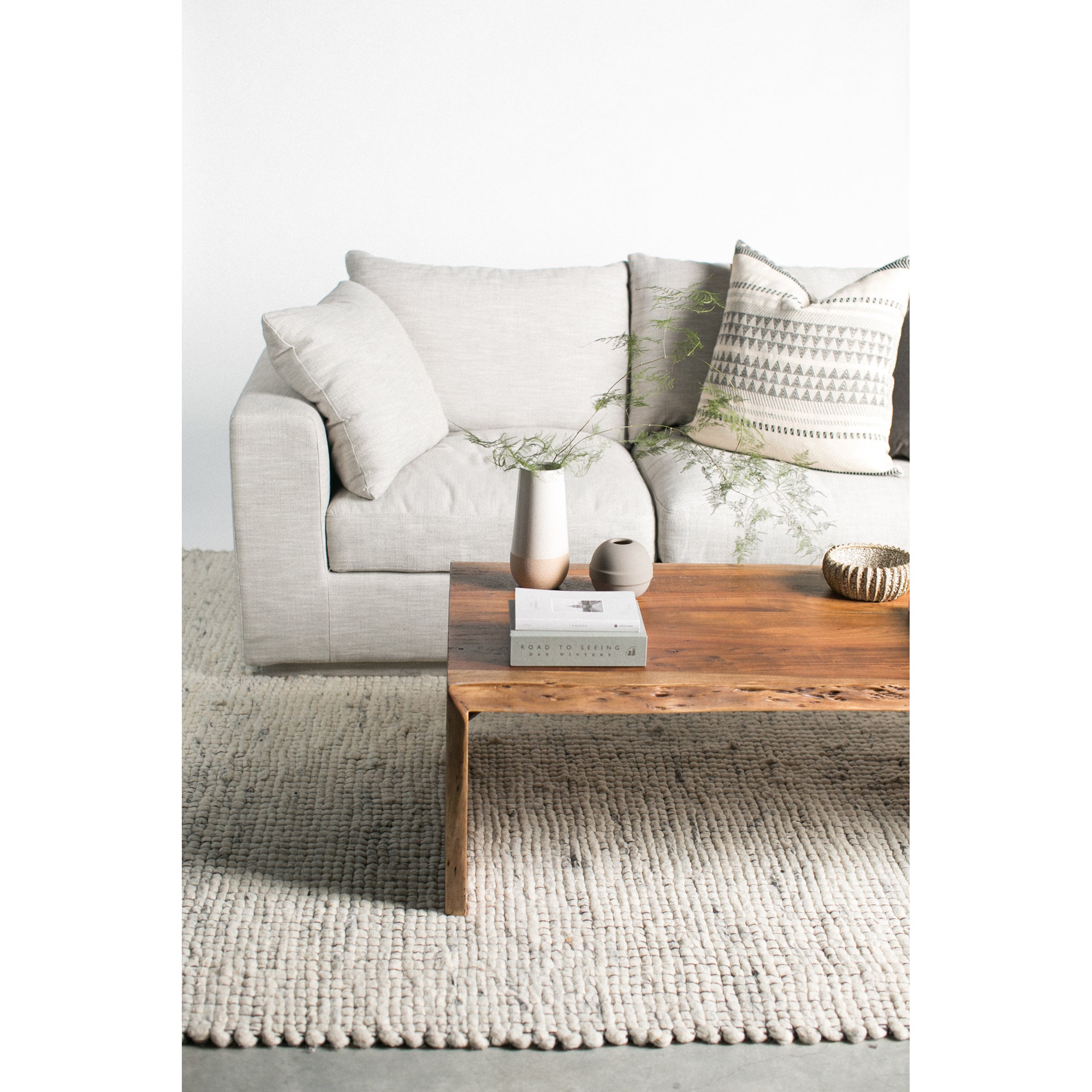 Tyrell Coffee Table Natural Brown by Moe's Home Collection - view 6