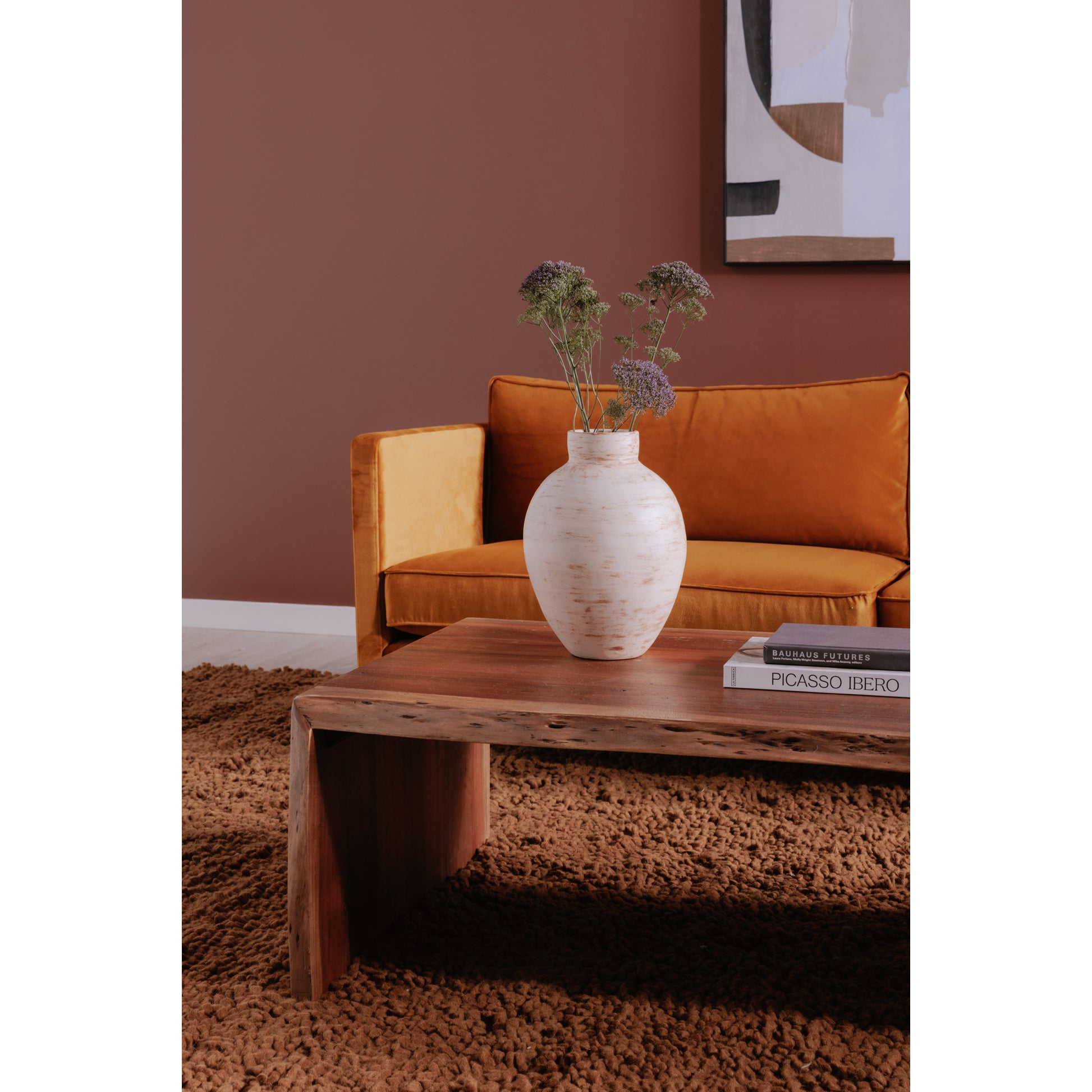Tyrell Coffee Table Natural Brown by Moe's Home Collection - view 7