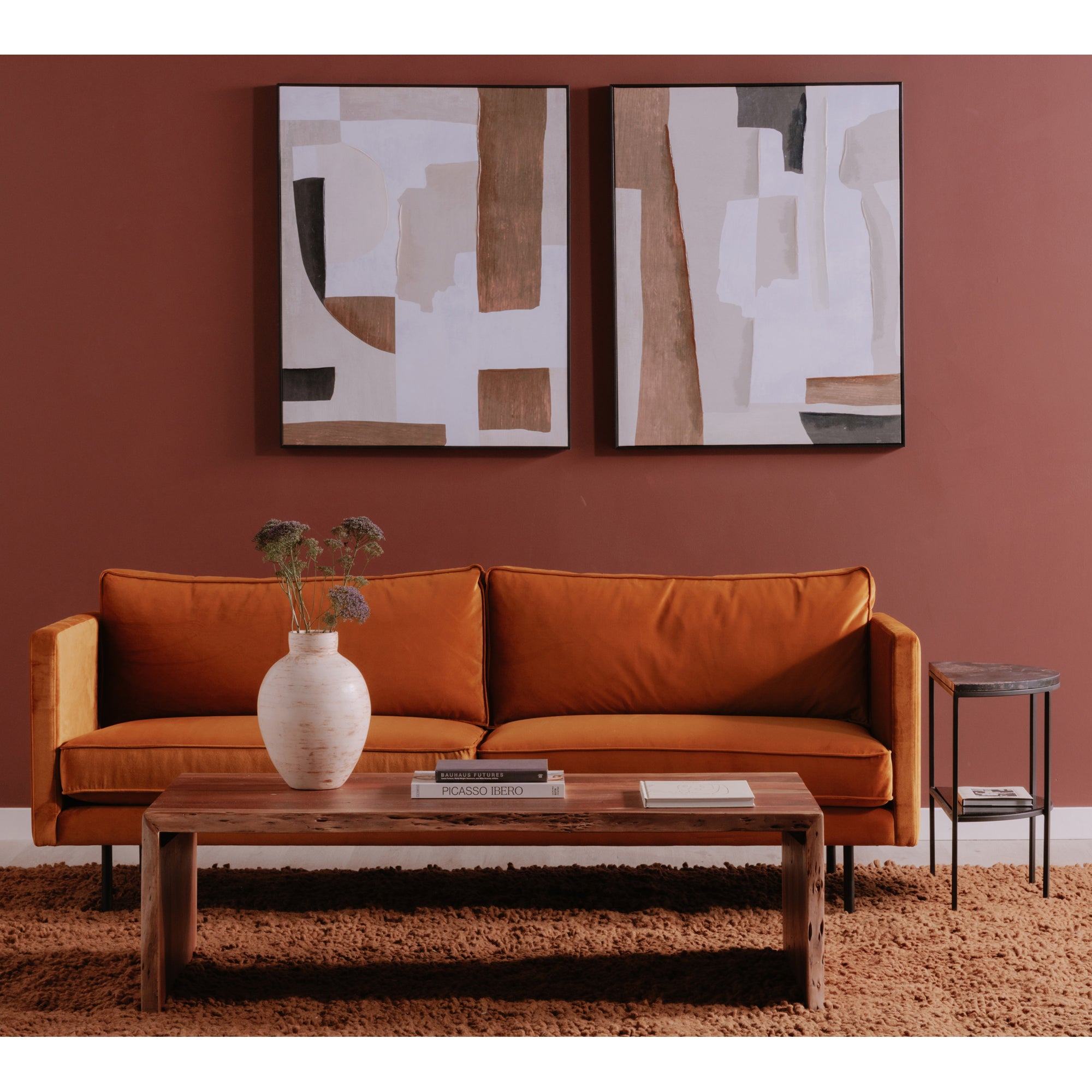 Tyrell Coffee Table Natural Brown by Moe's Home Collection - view 10