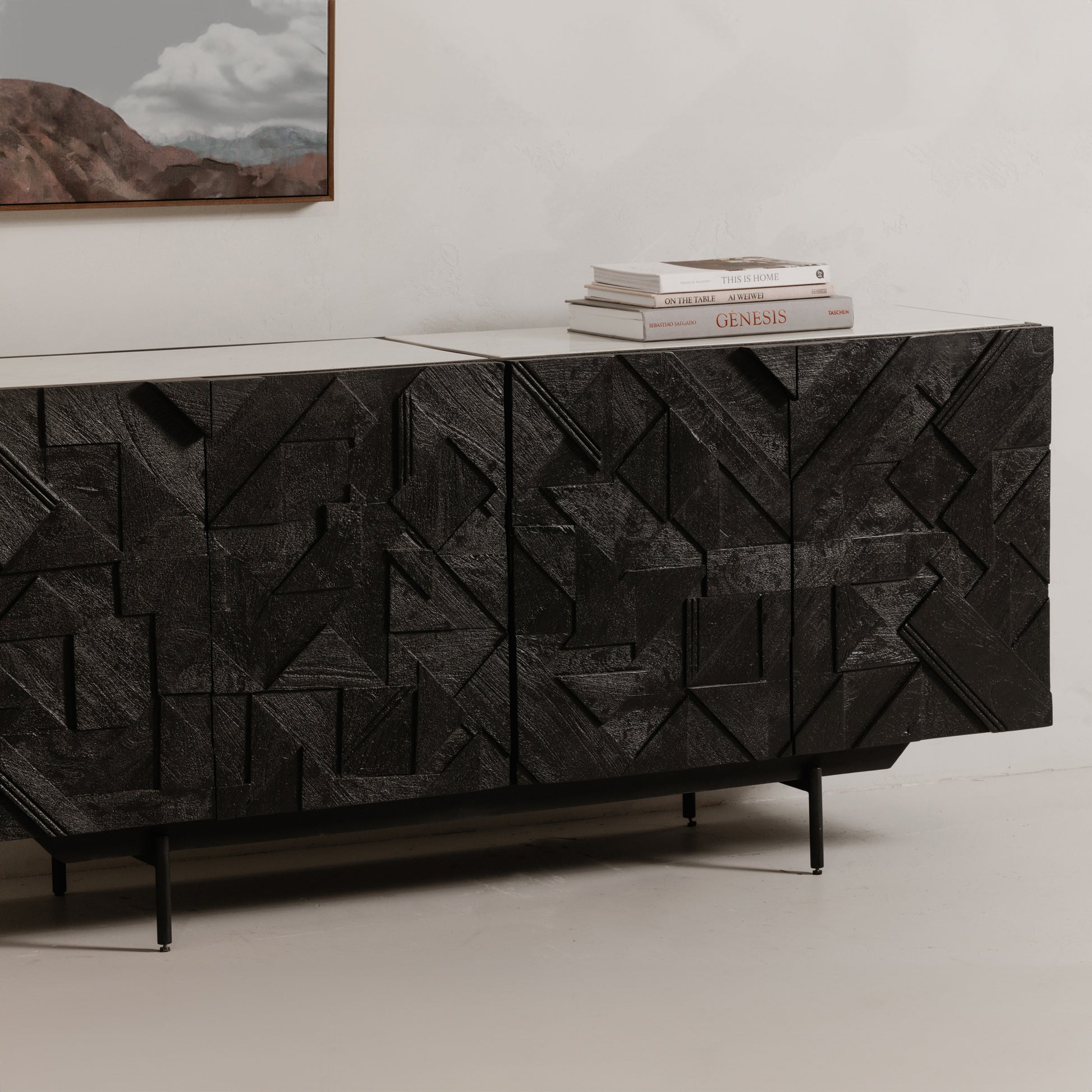 Kattan Sideboard Black by Moe's Home Collection - view 3