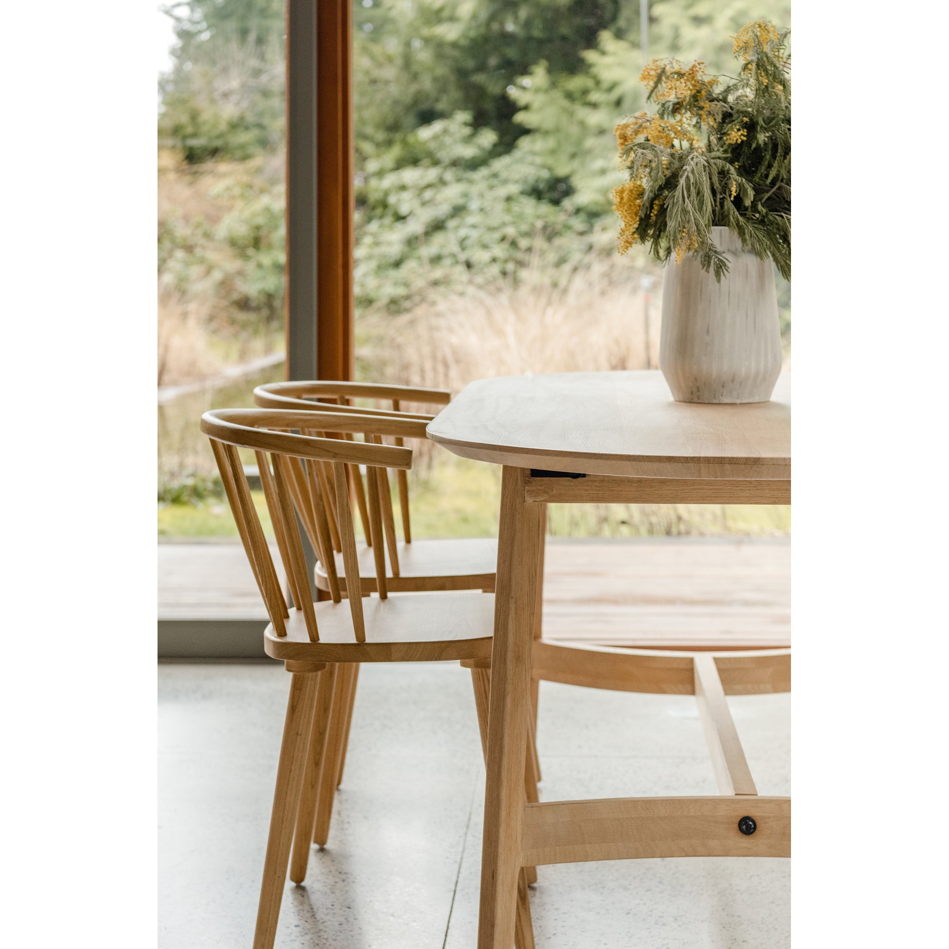 Trie Small Dining Table Natural by Moe's Home Collection - view 2