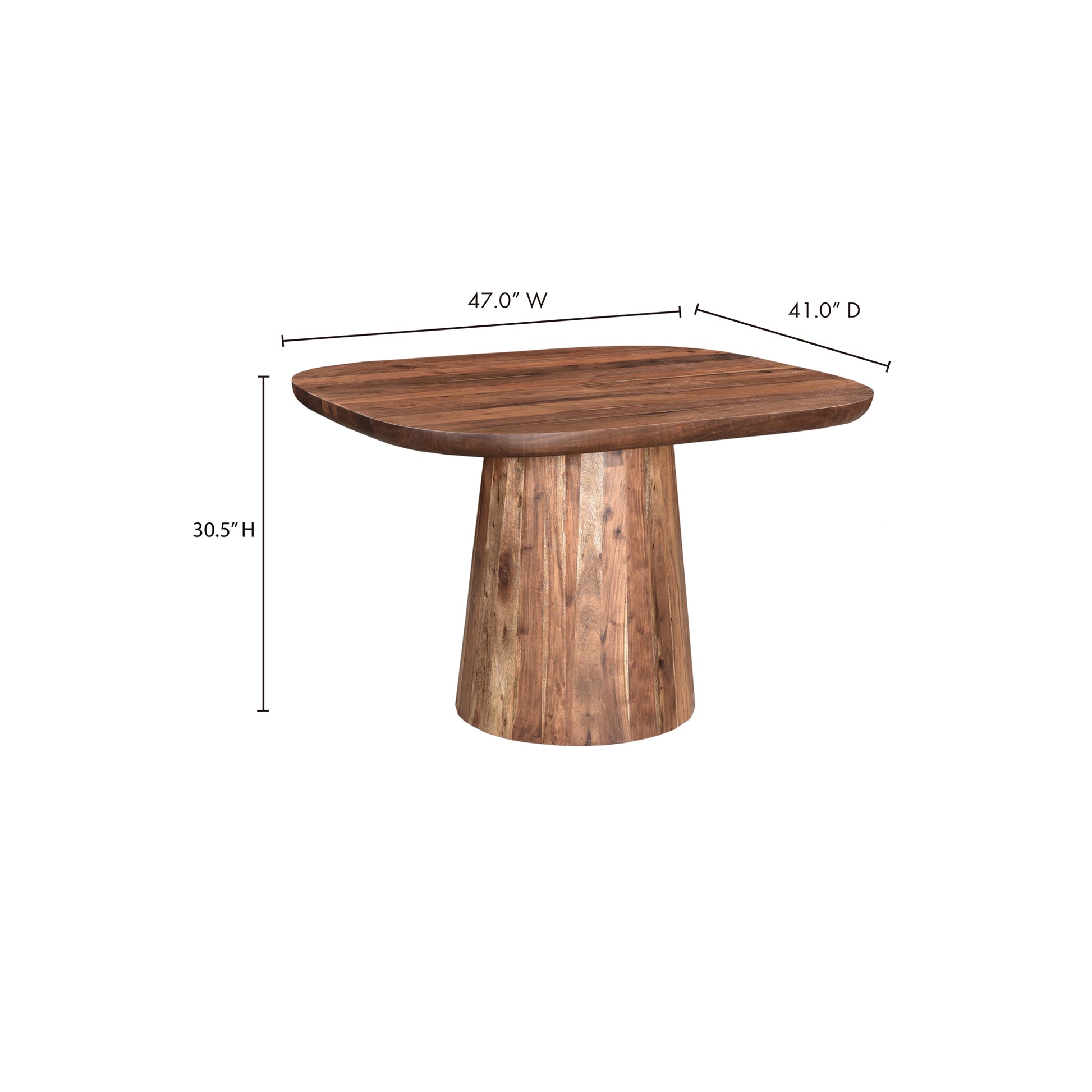 Freed Dining Table Natural by Moe's Home Collection - view 4