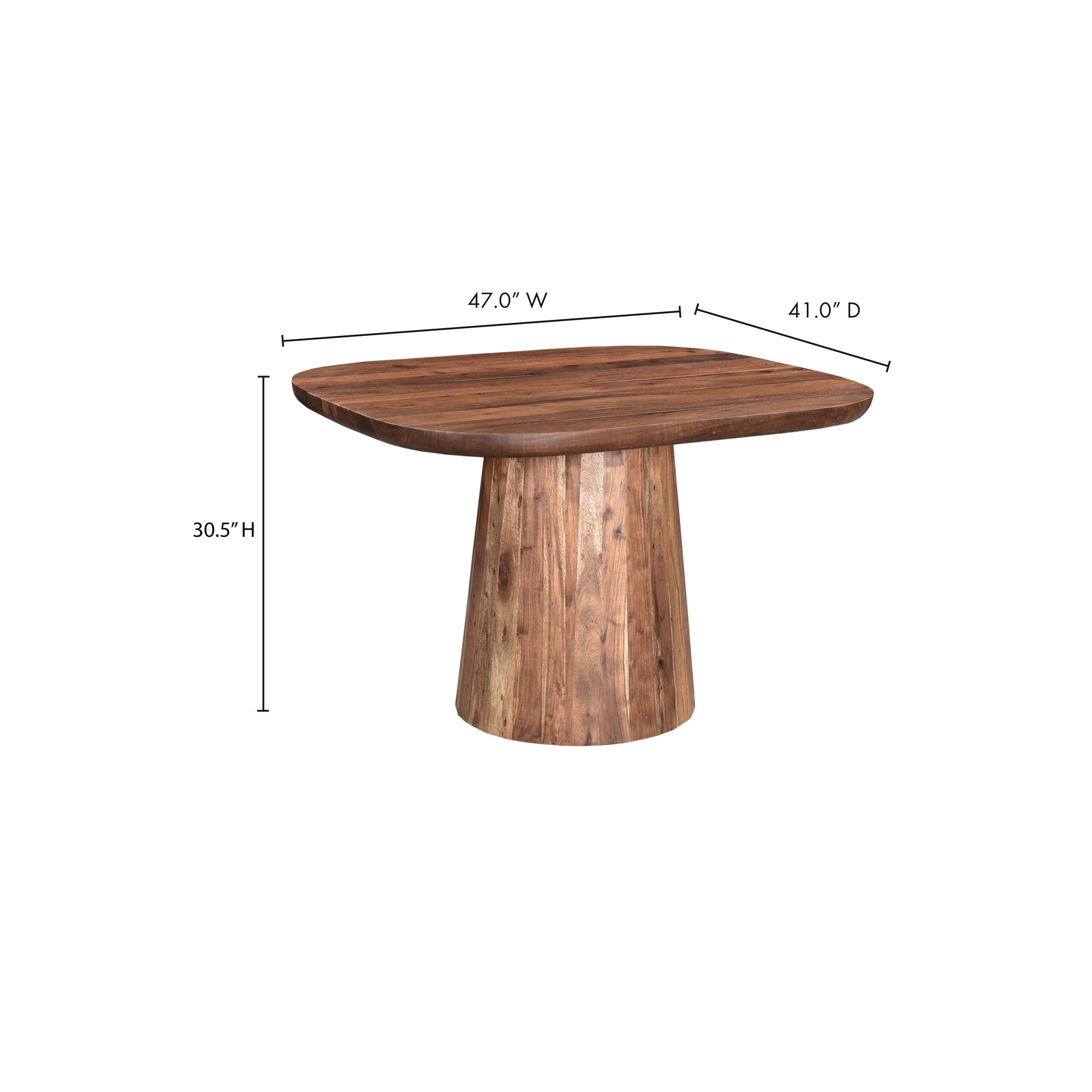 Freed Dining Table Natural by Moe's Home Collection - view 4