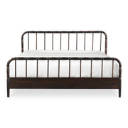 Vivian Queen Bed Dark Brown by Moe's Home Collection