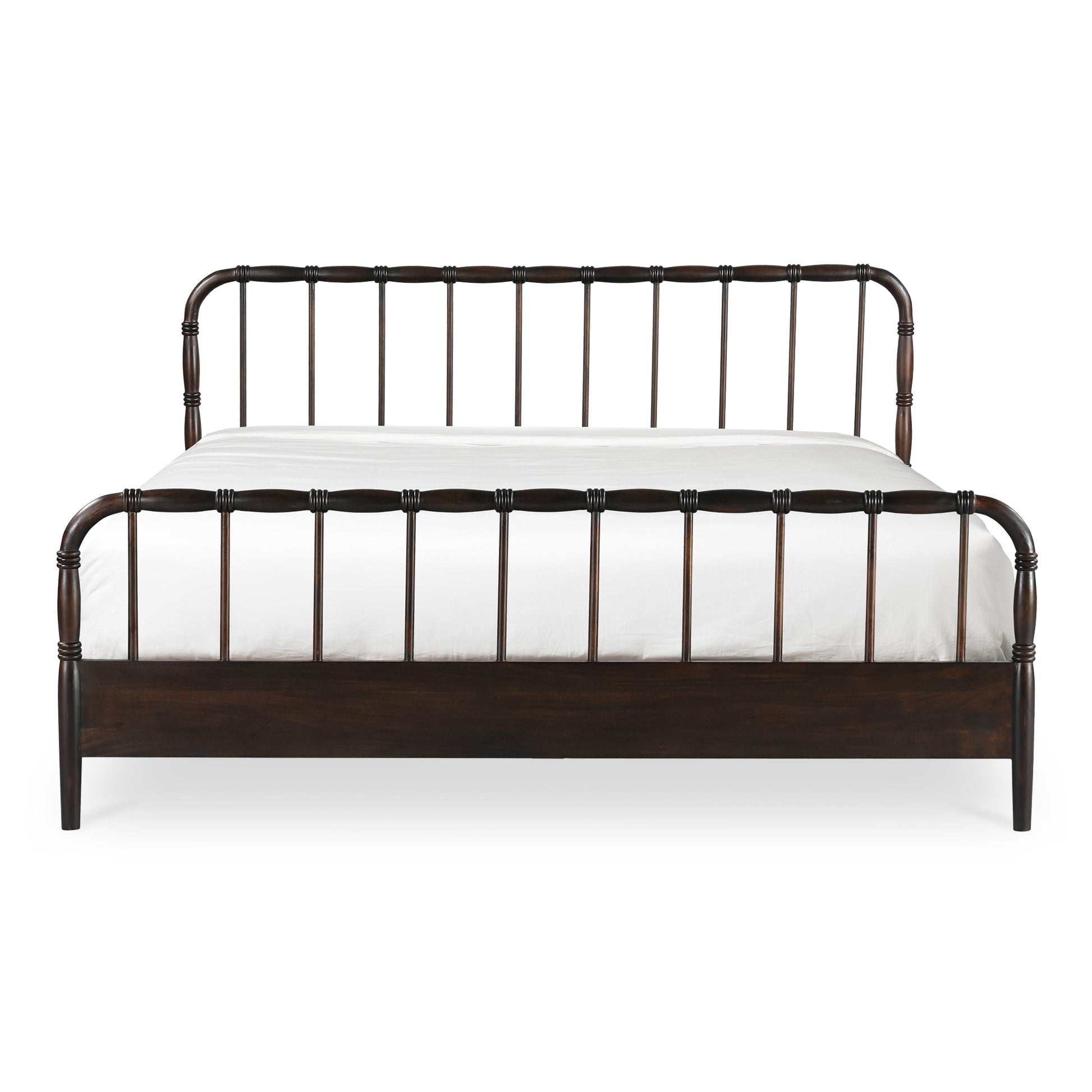 Vivian Queen Bed Dark Brown by Moe's Home Collection