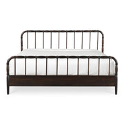 Vivian King Bed Dark Brownn by Moe's Home Collection