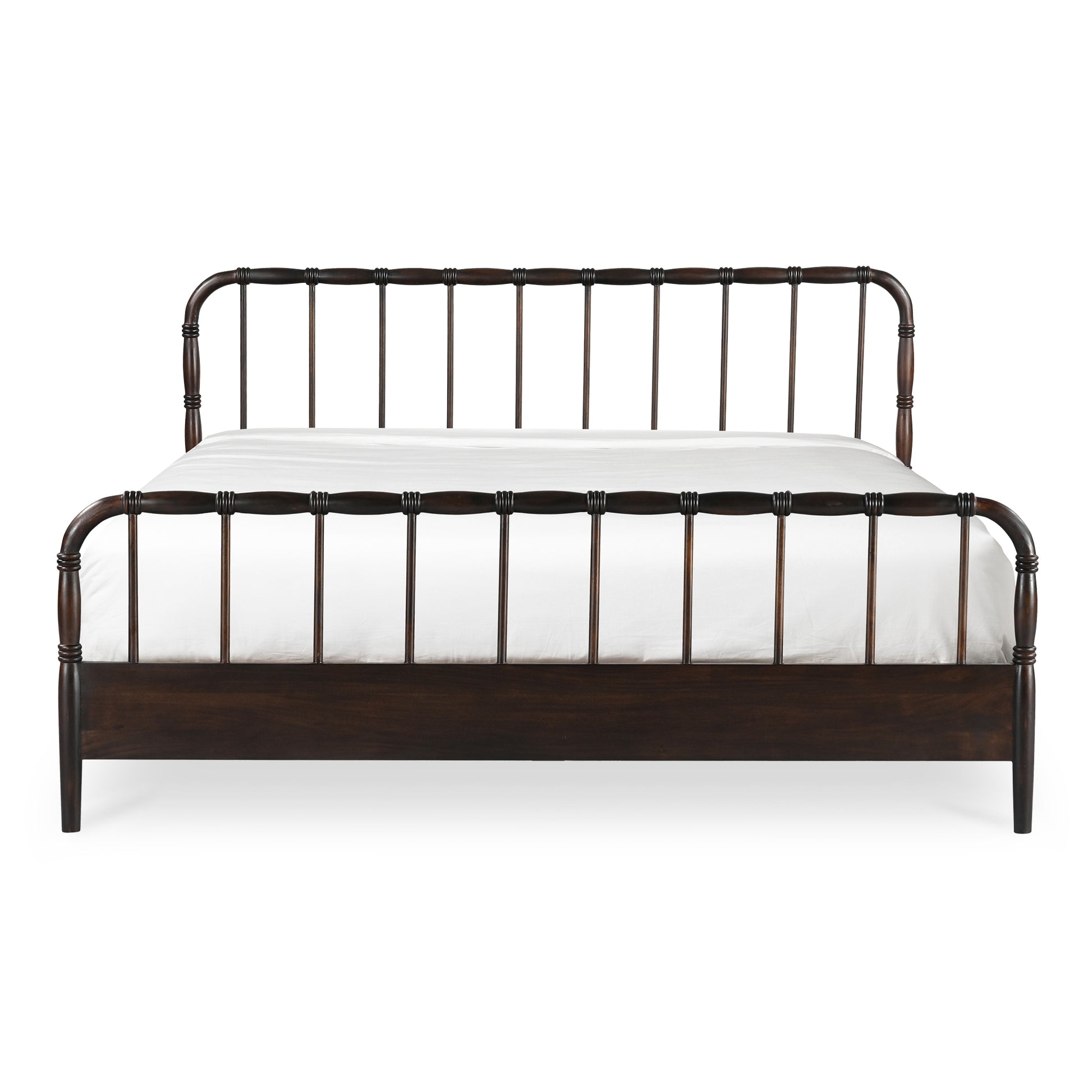 Vivian King Bed Dark Brownn by Moe's Home Collection
