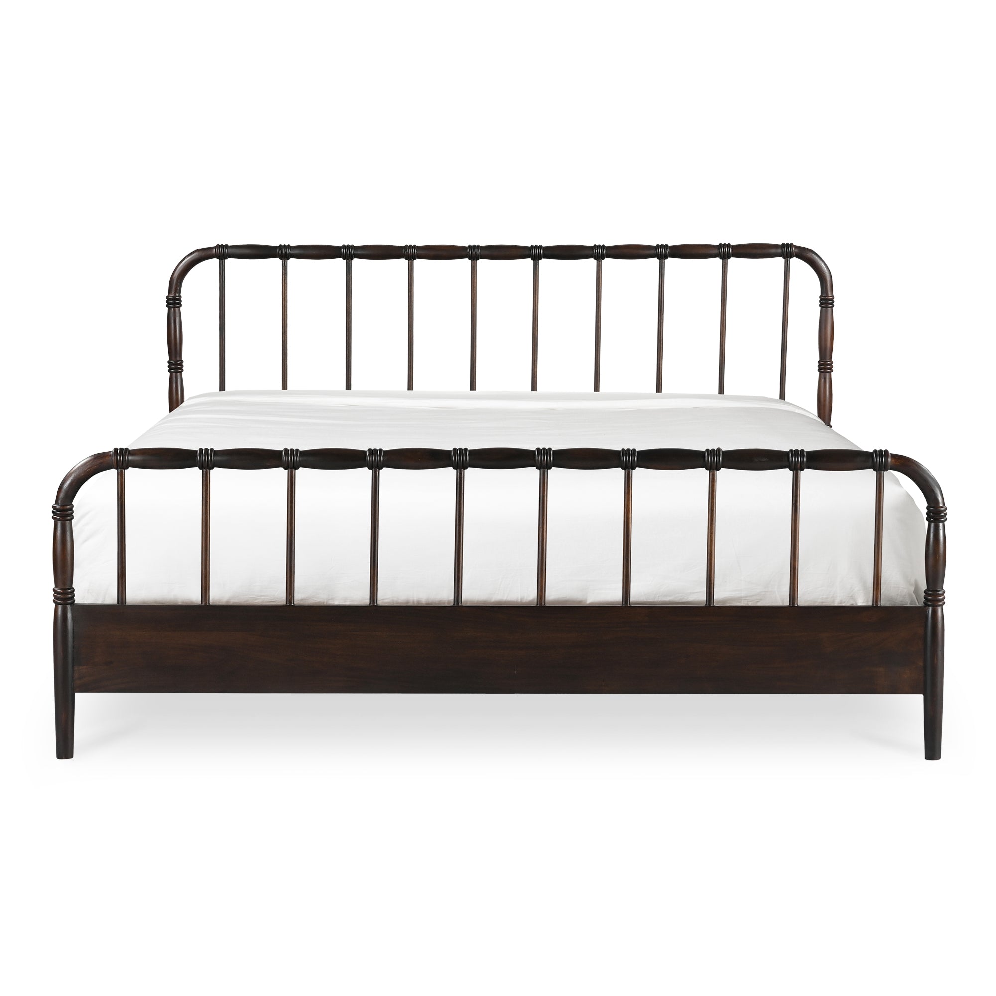 Vivian King Bed Dark Brownn by Moe's Home Collection