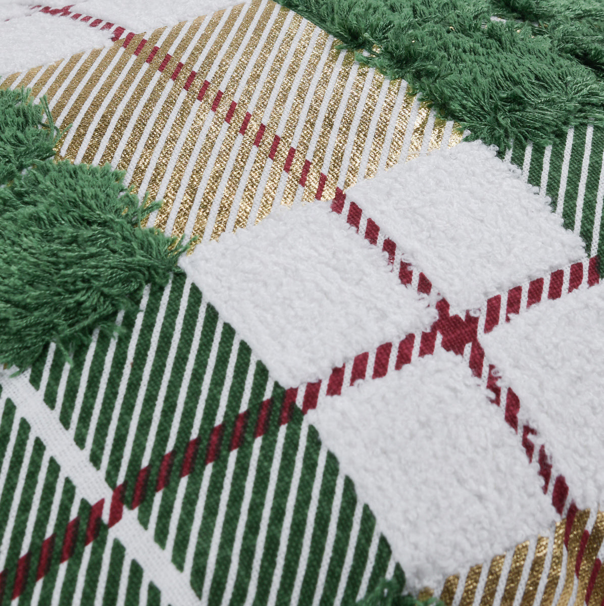 VE Plaid Texture Green Multi Multiple Sizes