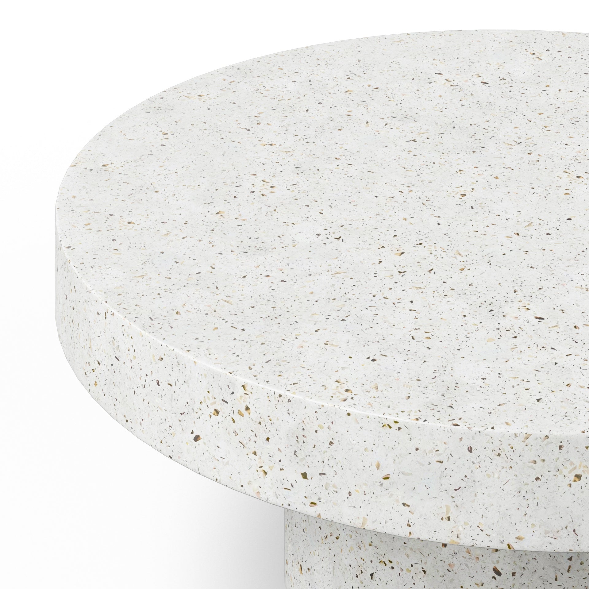 Circa Ivory Terrazzo Coffee Table by Urbia