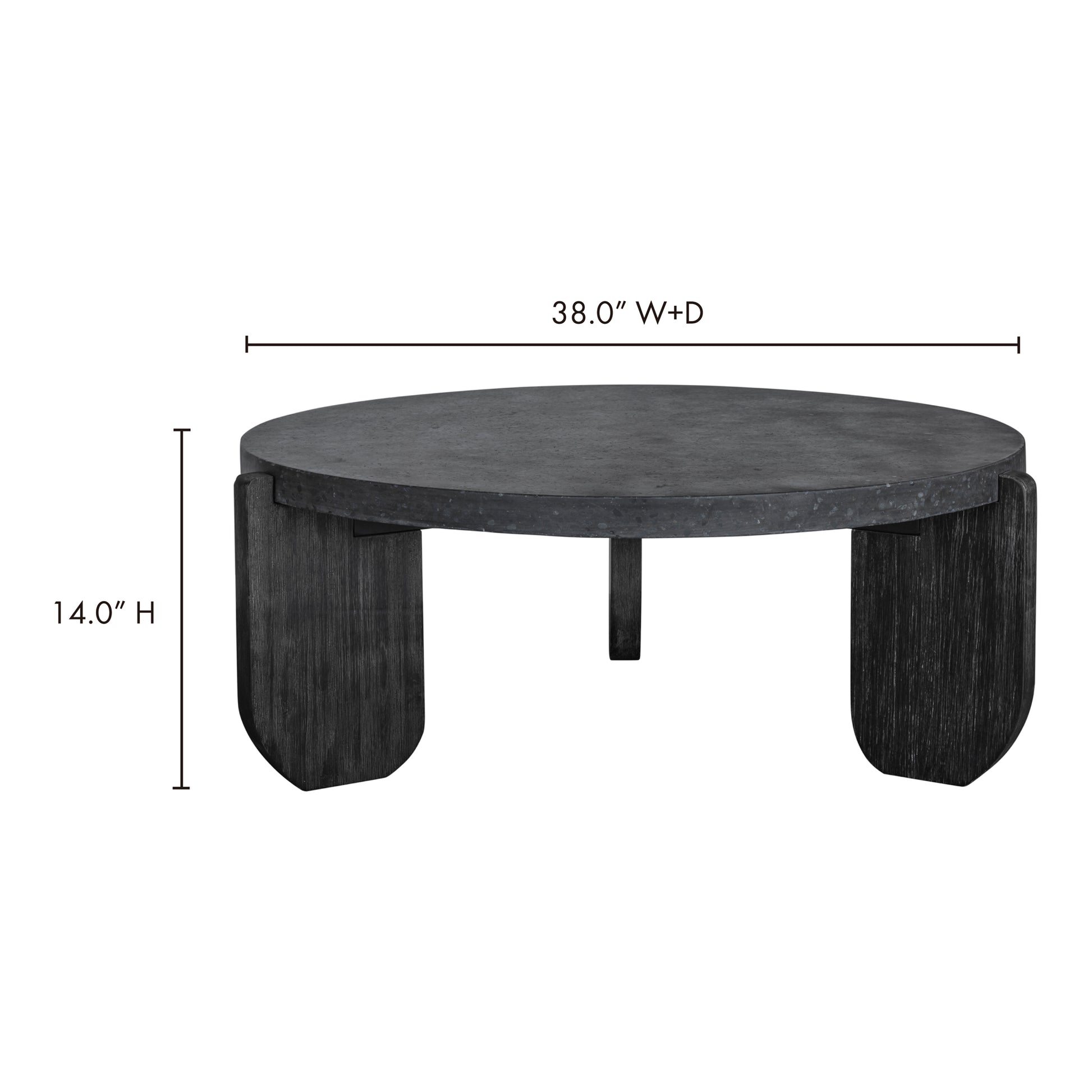 Wunder Coffee Table Black by Moe's Home Collection - view 9