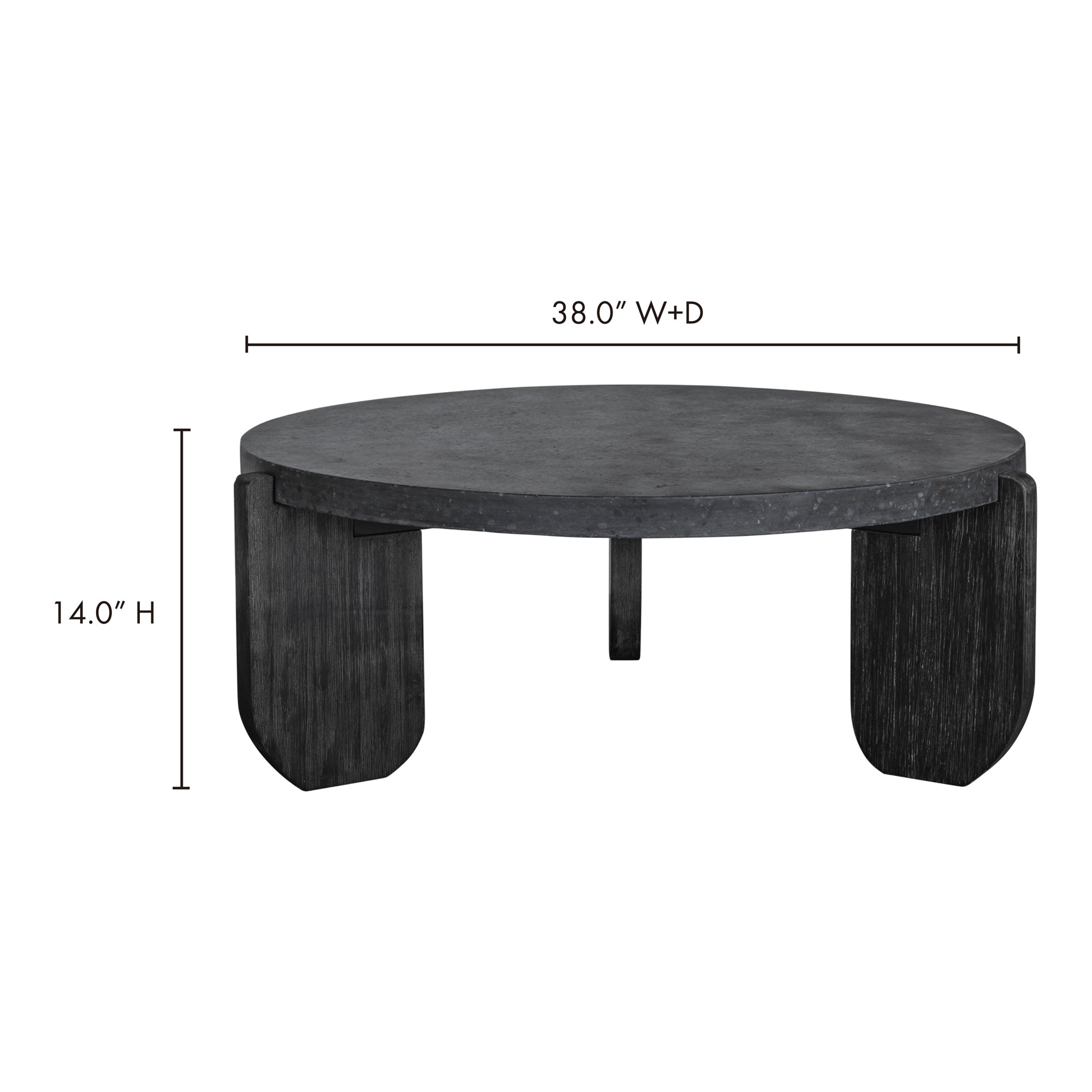 Wunder Coffee Table Black by Moe's Home Collection - view 9