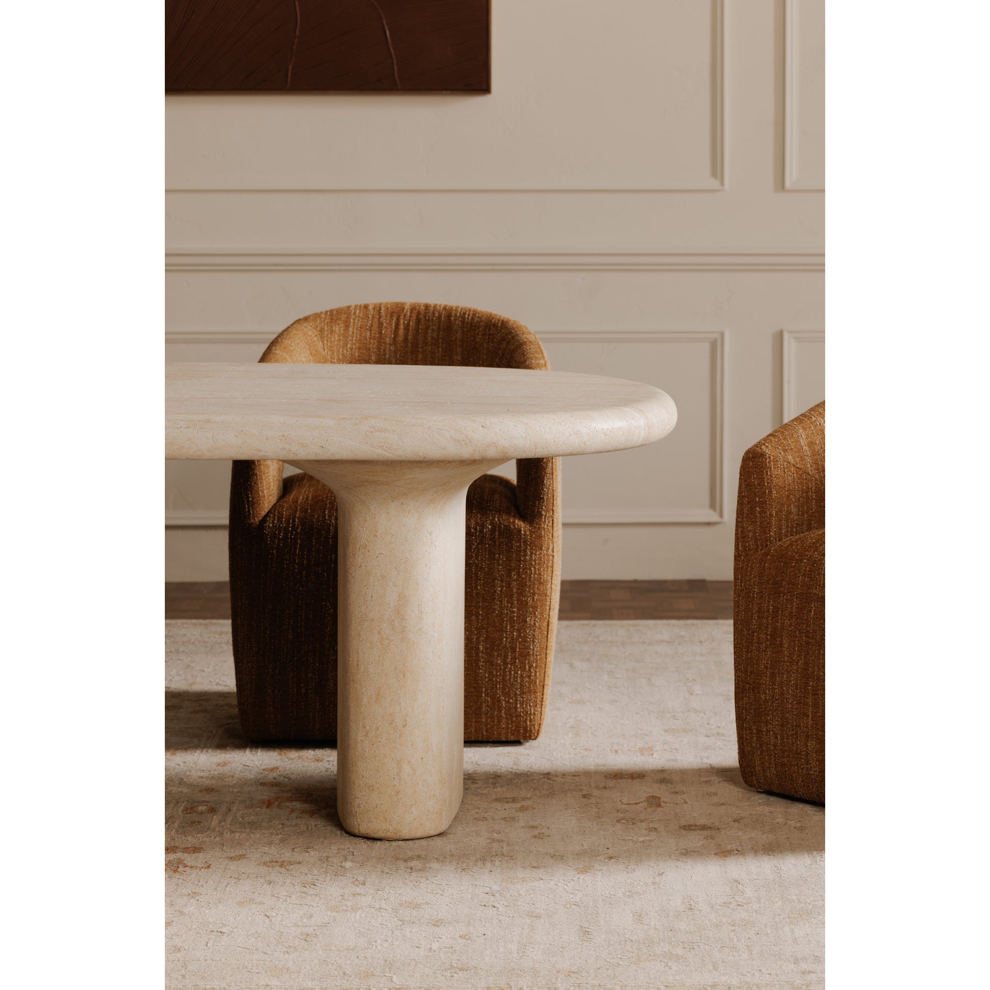 Warby Outdoor Dining Table Beige by Moe's Home Collection - view 3