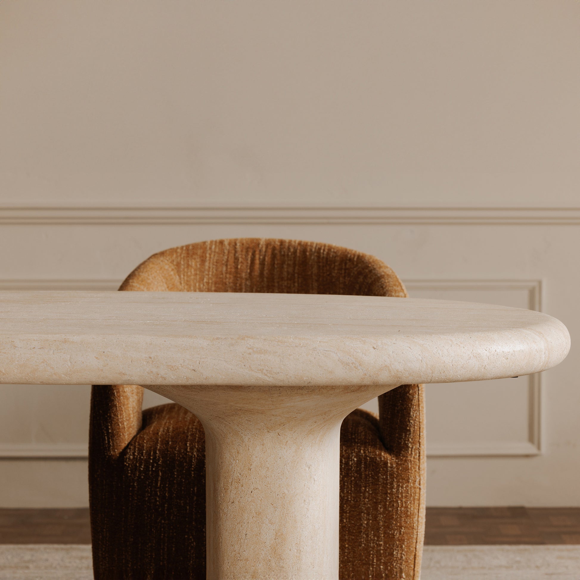 Warby Outdoor Dining Table Beige by Moe's Home Collection - view 5