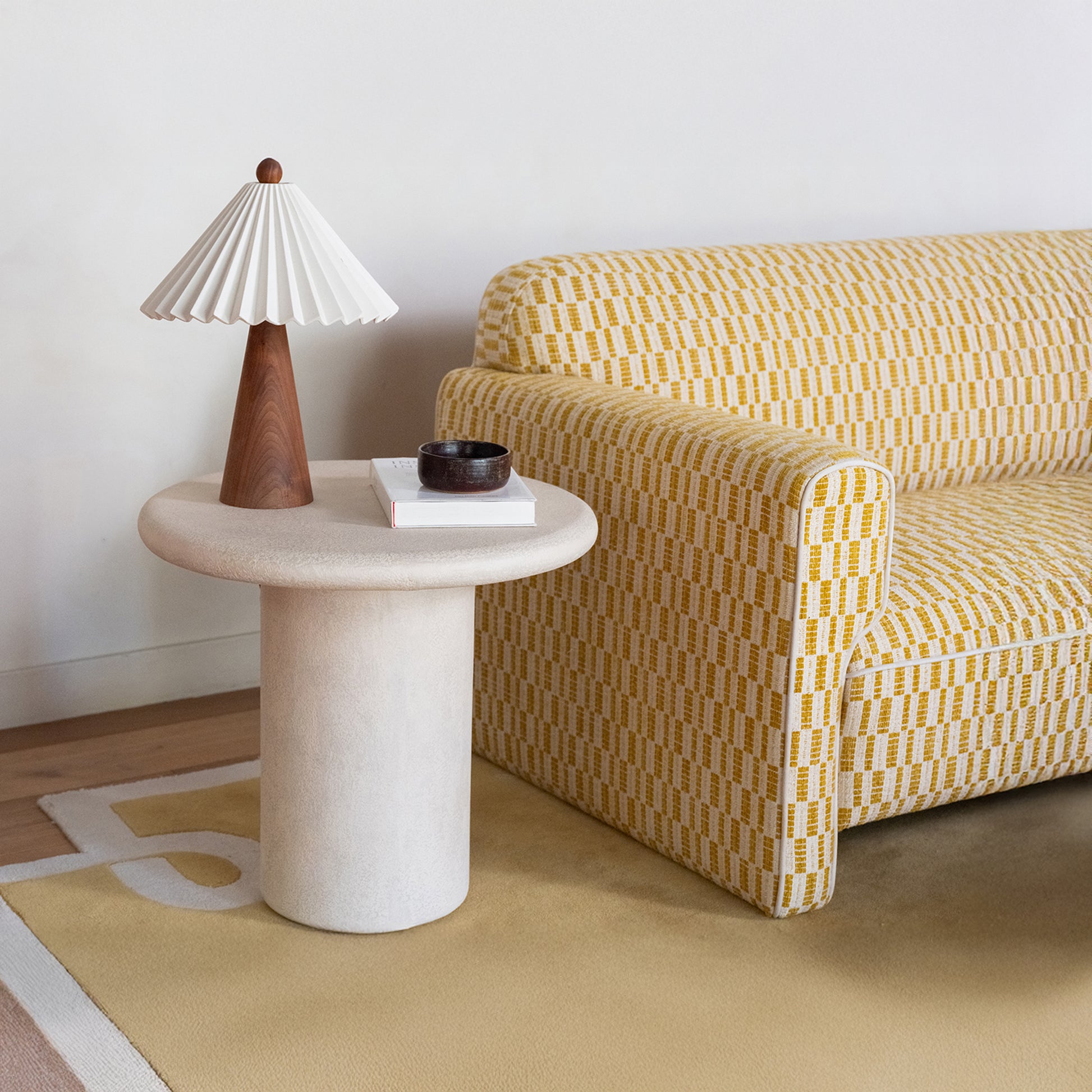 Frida Outdoor Side Table Cream by Moe's Home Collection - view 2