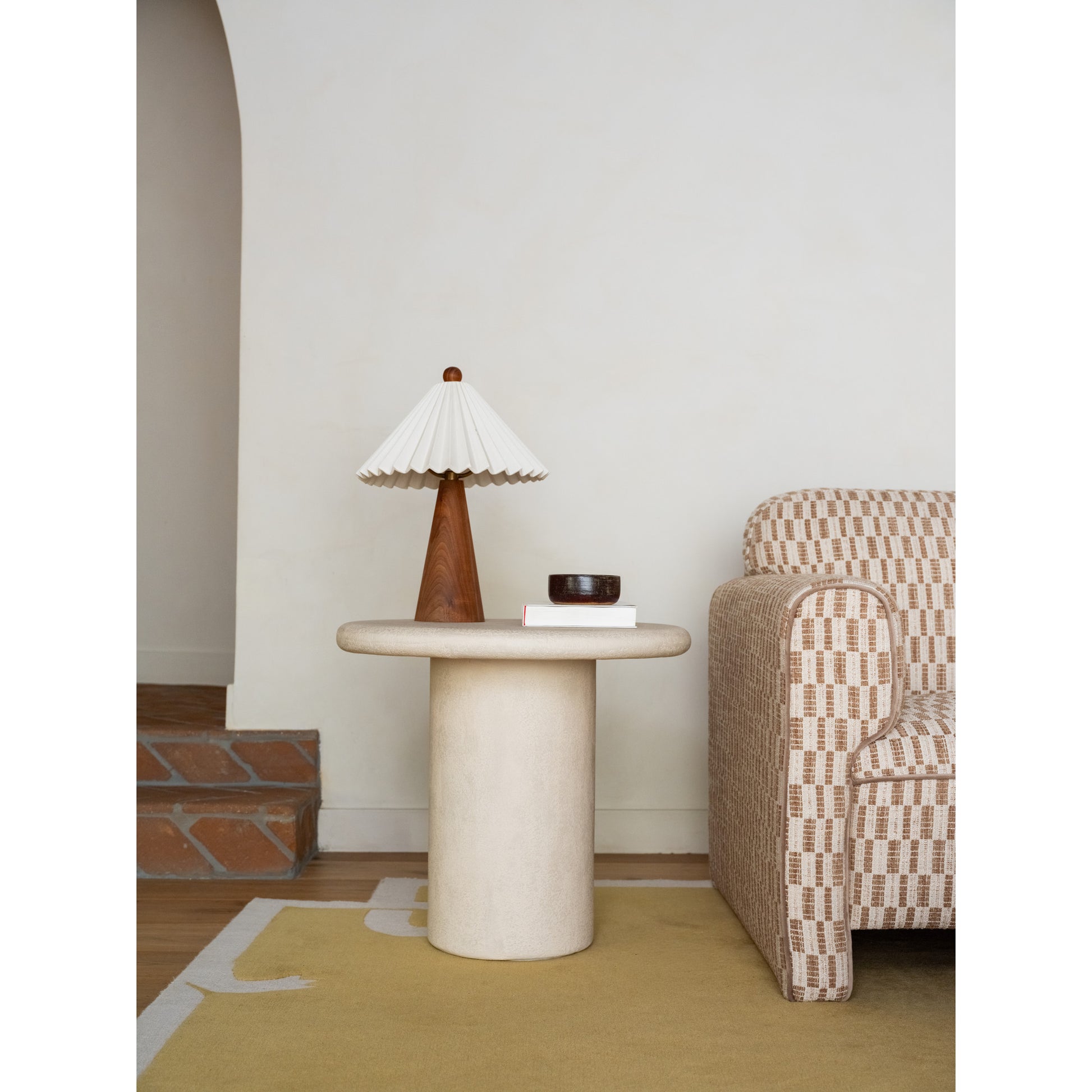 Frida Outdoor Side Table Cream by Moe's Home Collection - view 3