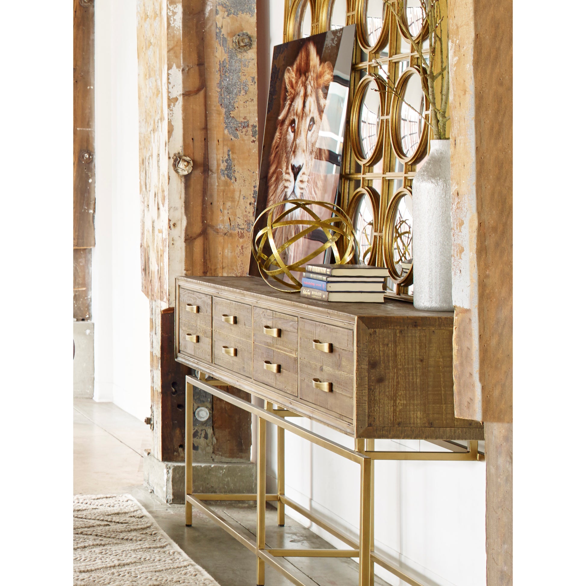 Annecy Console Table Natural by Moe's Home Collection - view 6