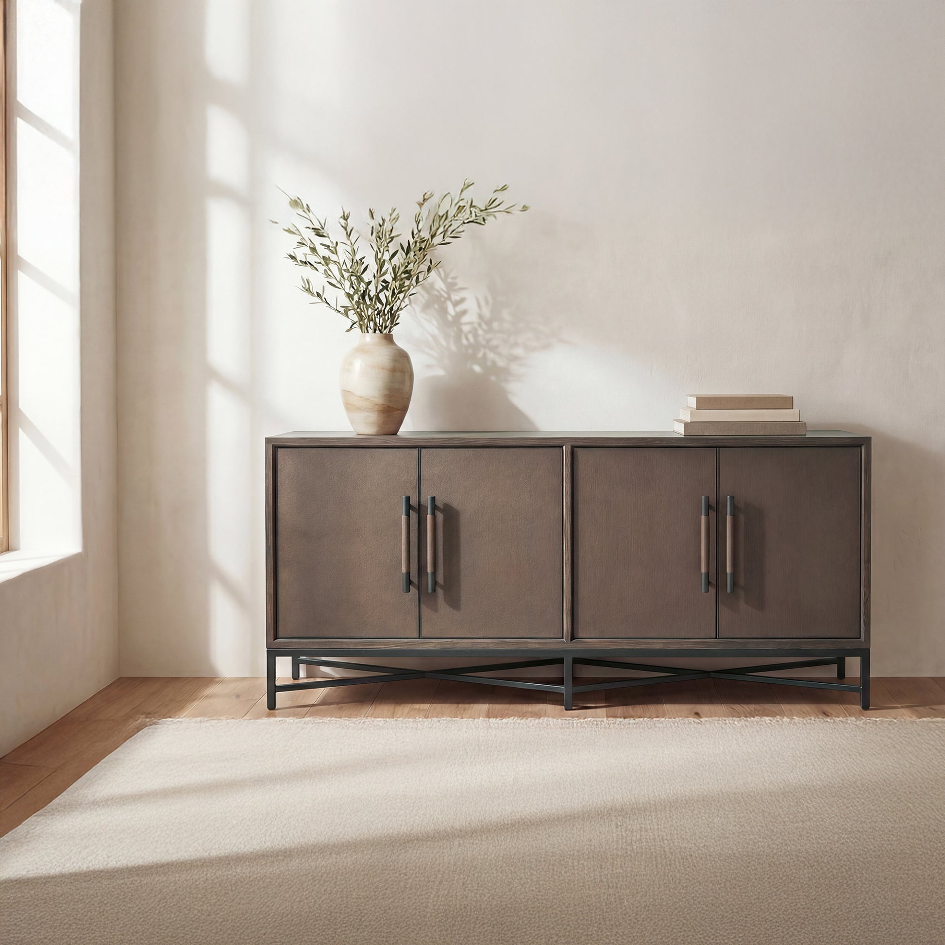 Mako Sideboard Brown by Moe's Home Collection - view 2