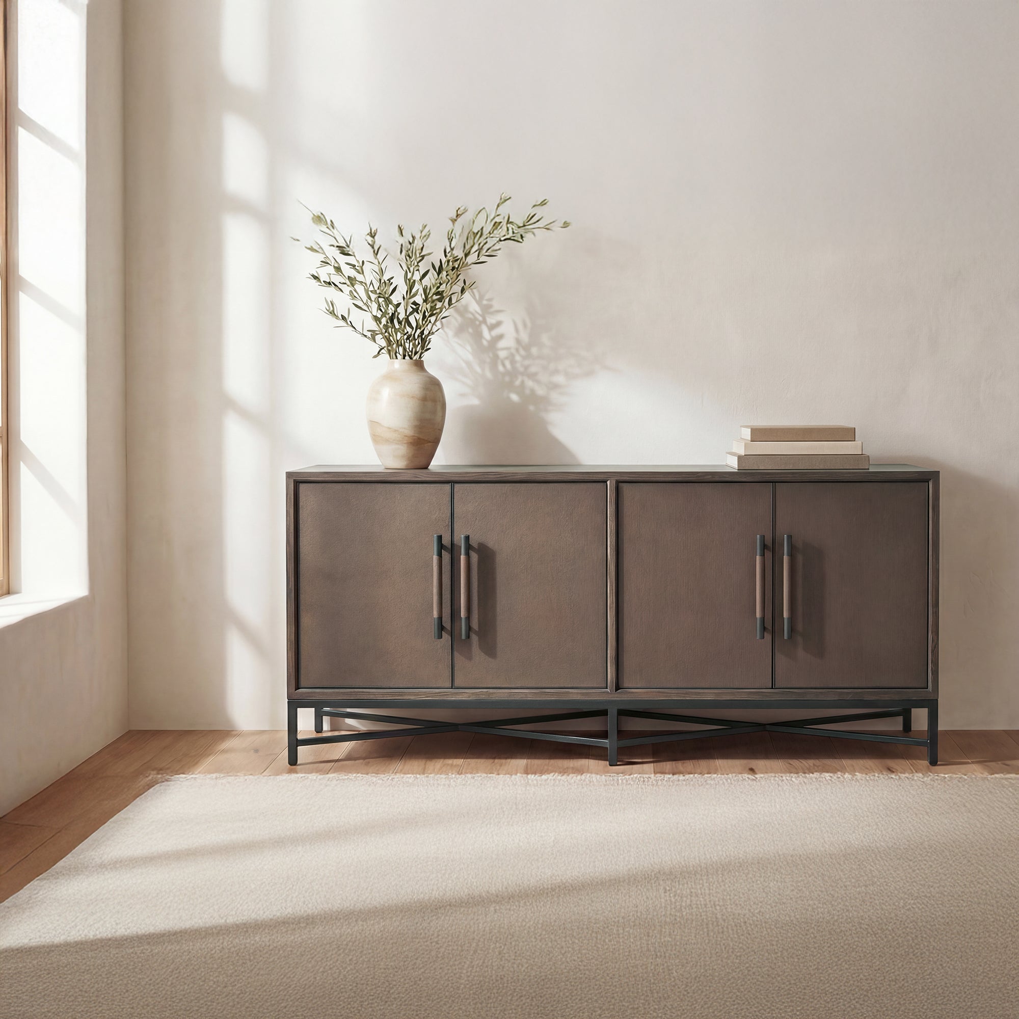 Mako Sideboard Brown by Moe's Home Collection - view 2