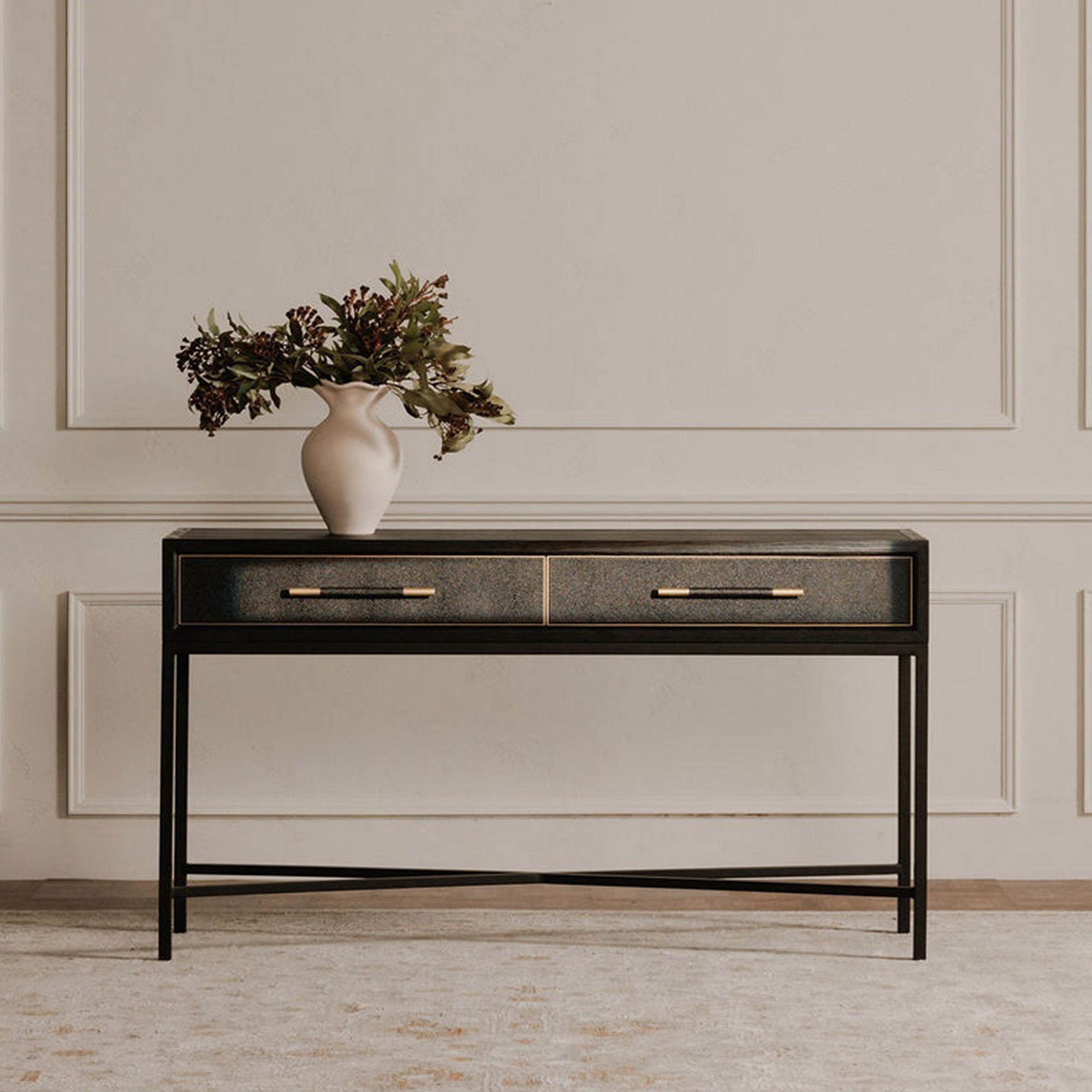 Mako Console Table Black by Moe's Home Collection - view 2