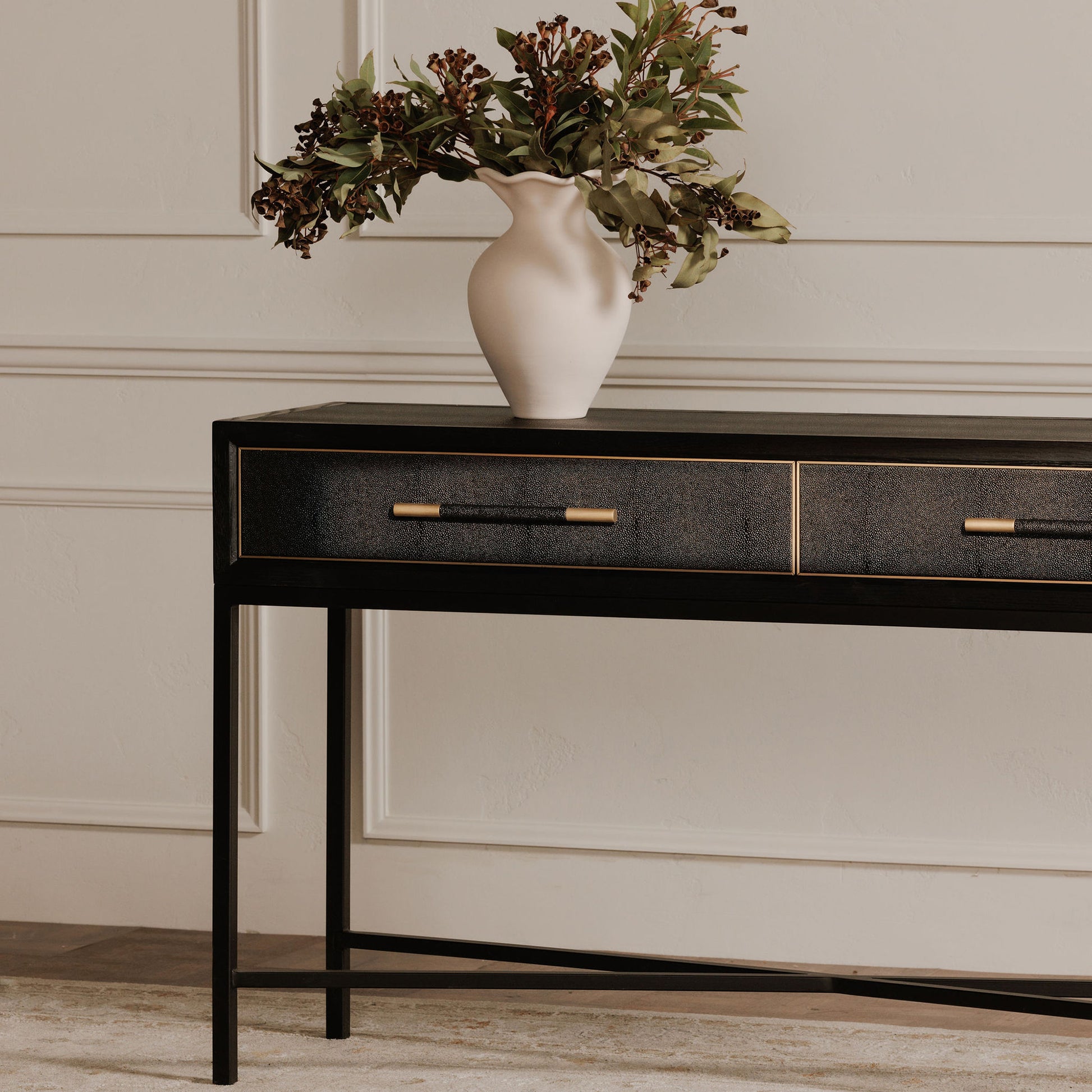 Mako Console Table Black by Moe's Home Collection - view 3
