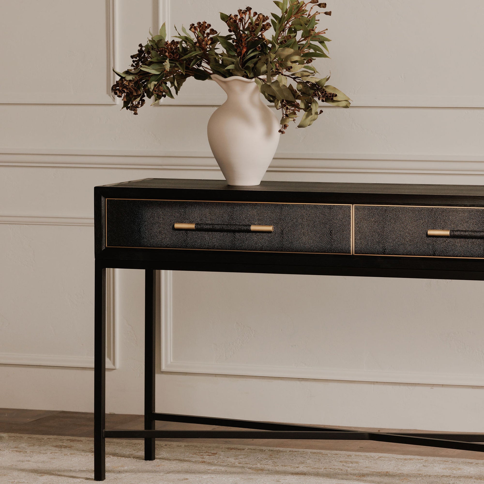 Mako Console Table Black by Moe's Home Collection - view 3