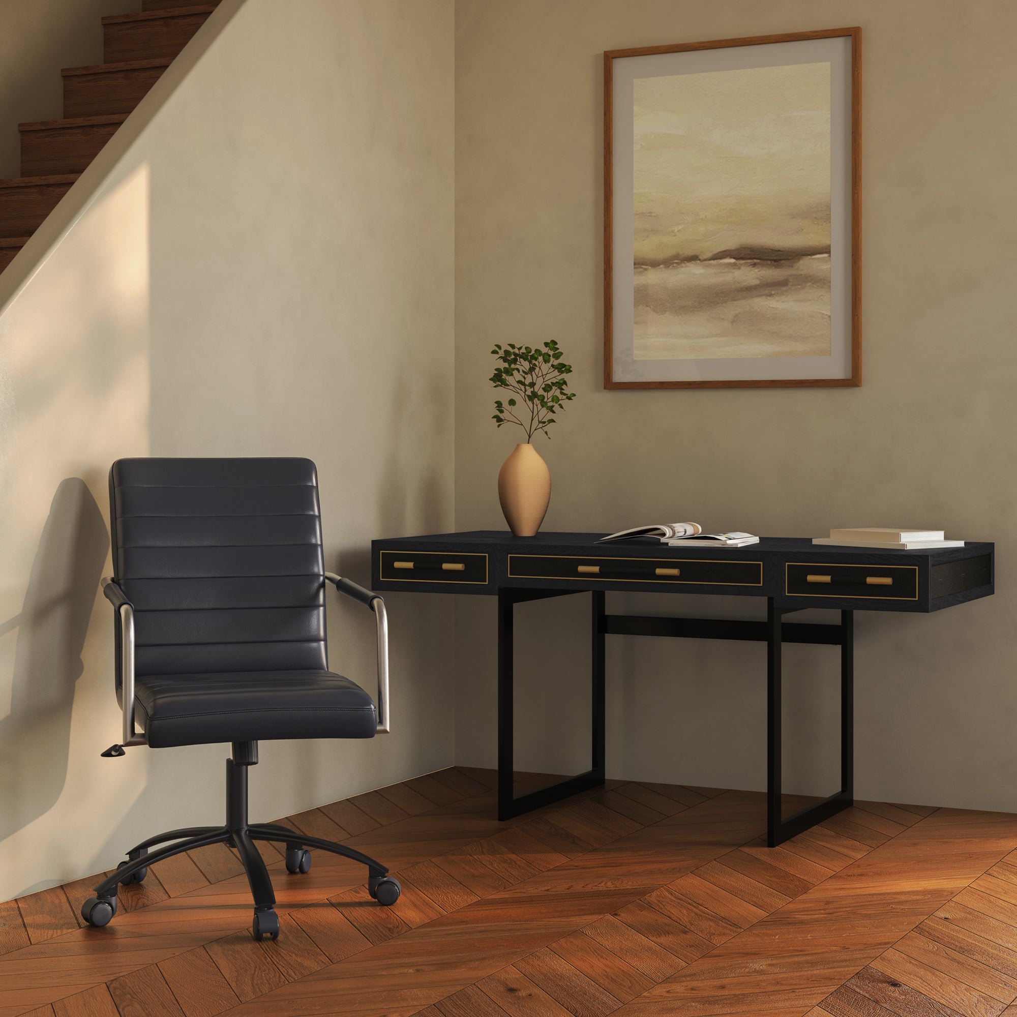 Mako Desk Black by Moe's Home Collection - view 2